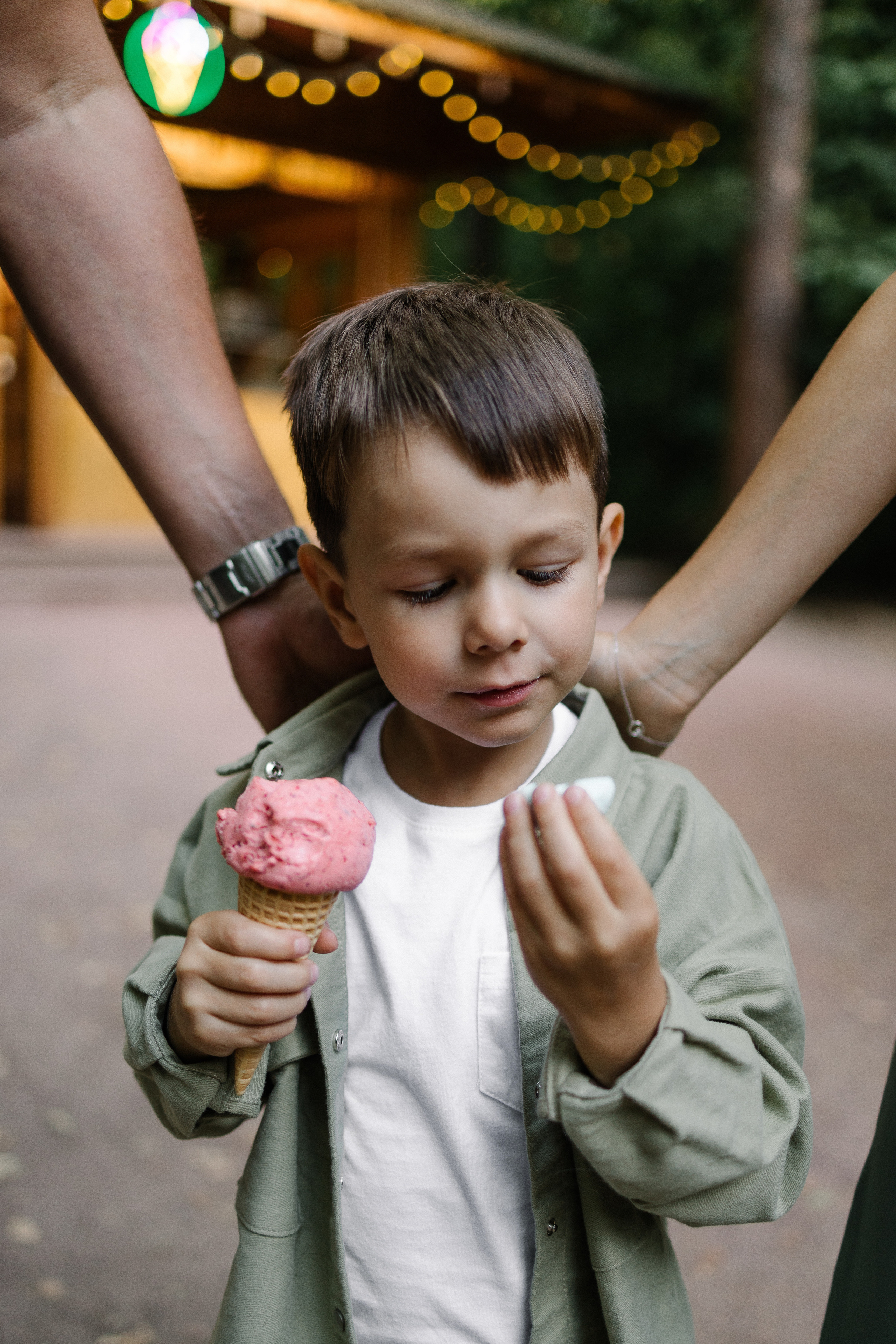 Ольга и её семья. Прогулка. Семейный фотограф Мария Маркова Москва и Одинцово