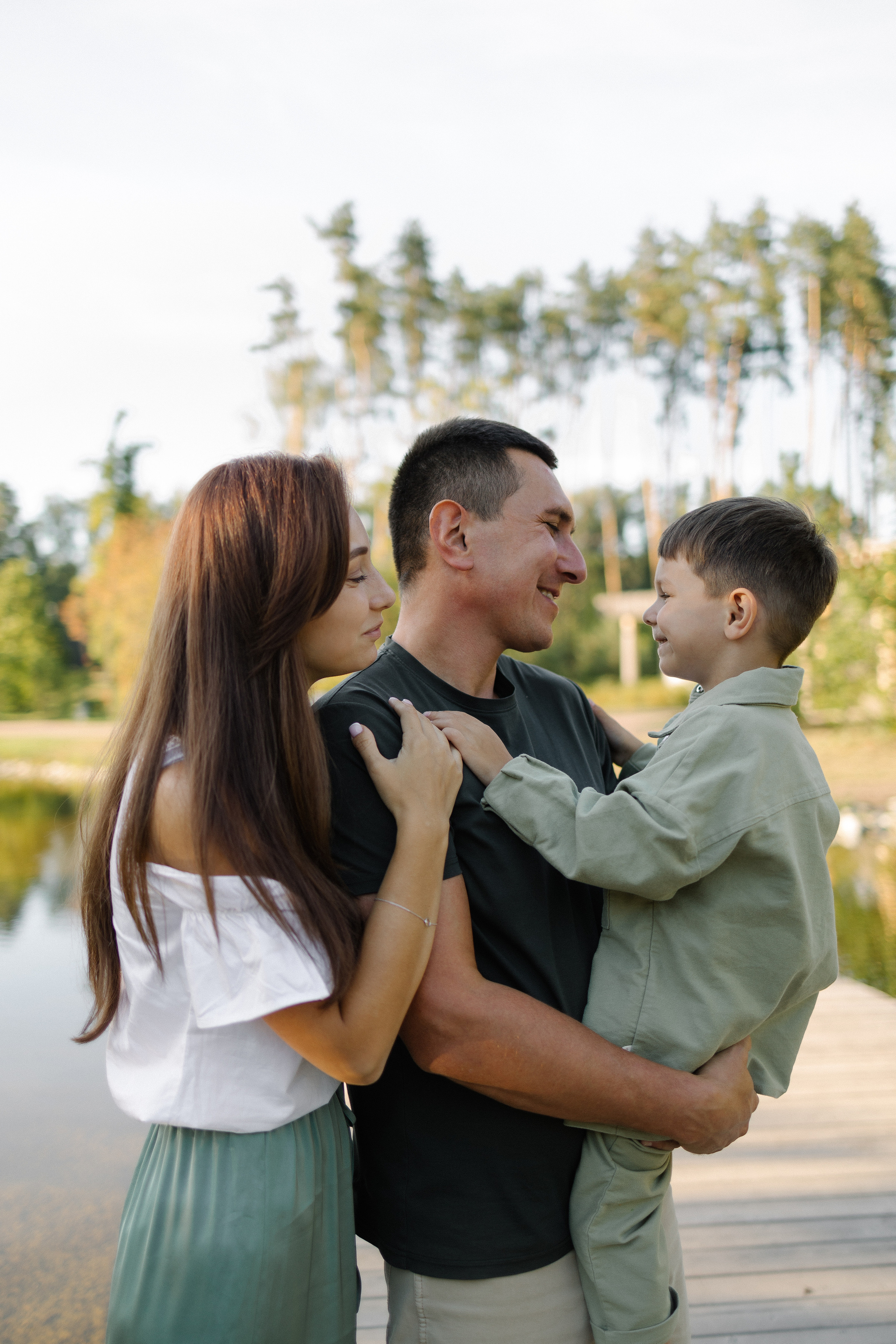 Ольга и её семья. Прогулка. Семейный фотограф Мария Маркова Москва и Одинцово