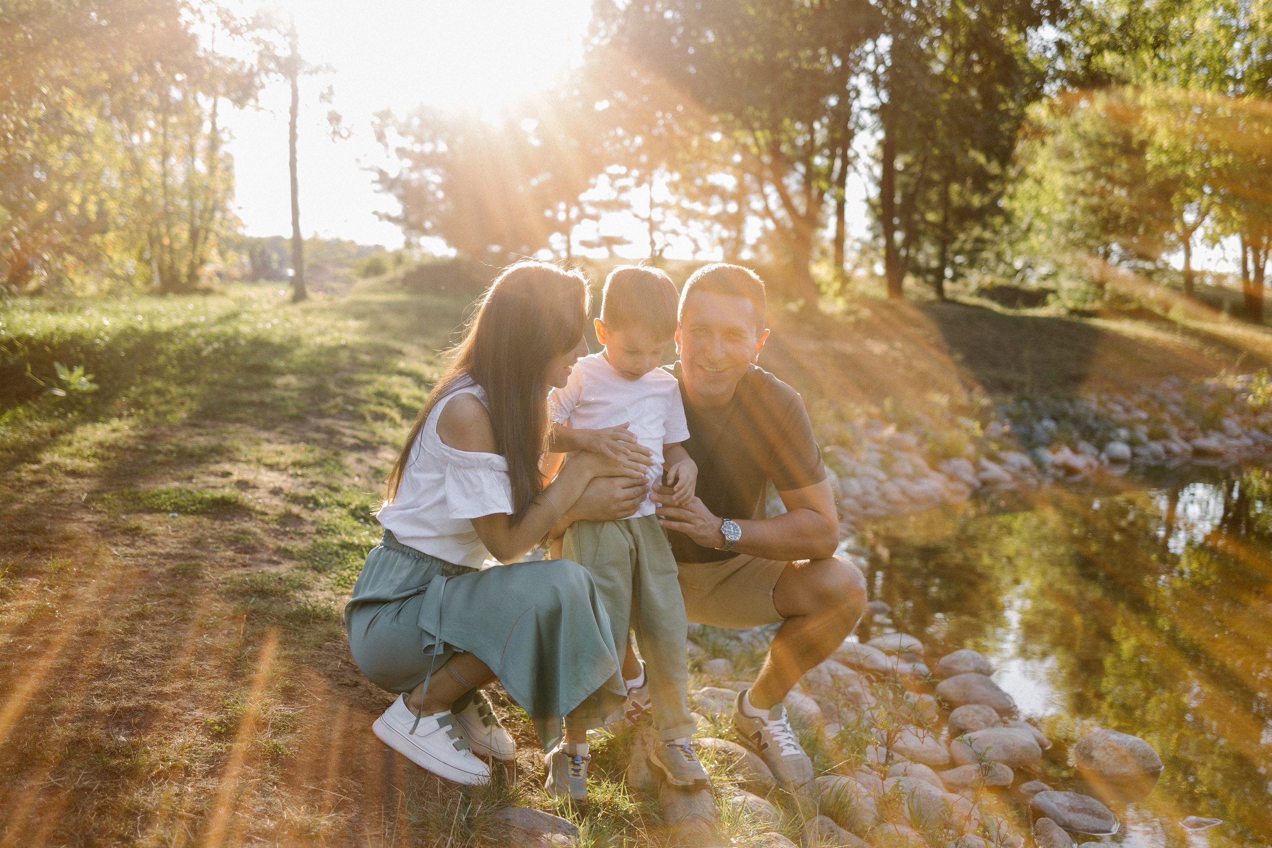 Ольга и её семья. Прогулка. Семейный фотограф Мария Маркова Москва и Одинцово