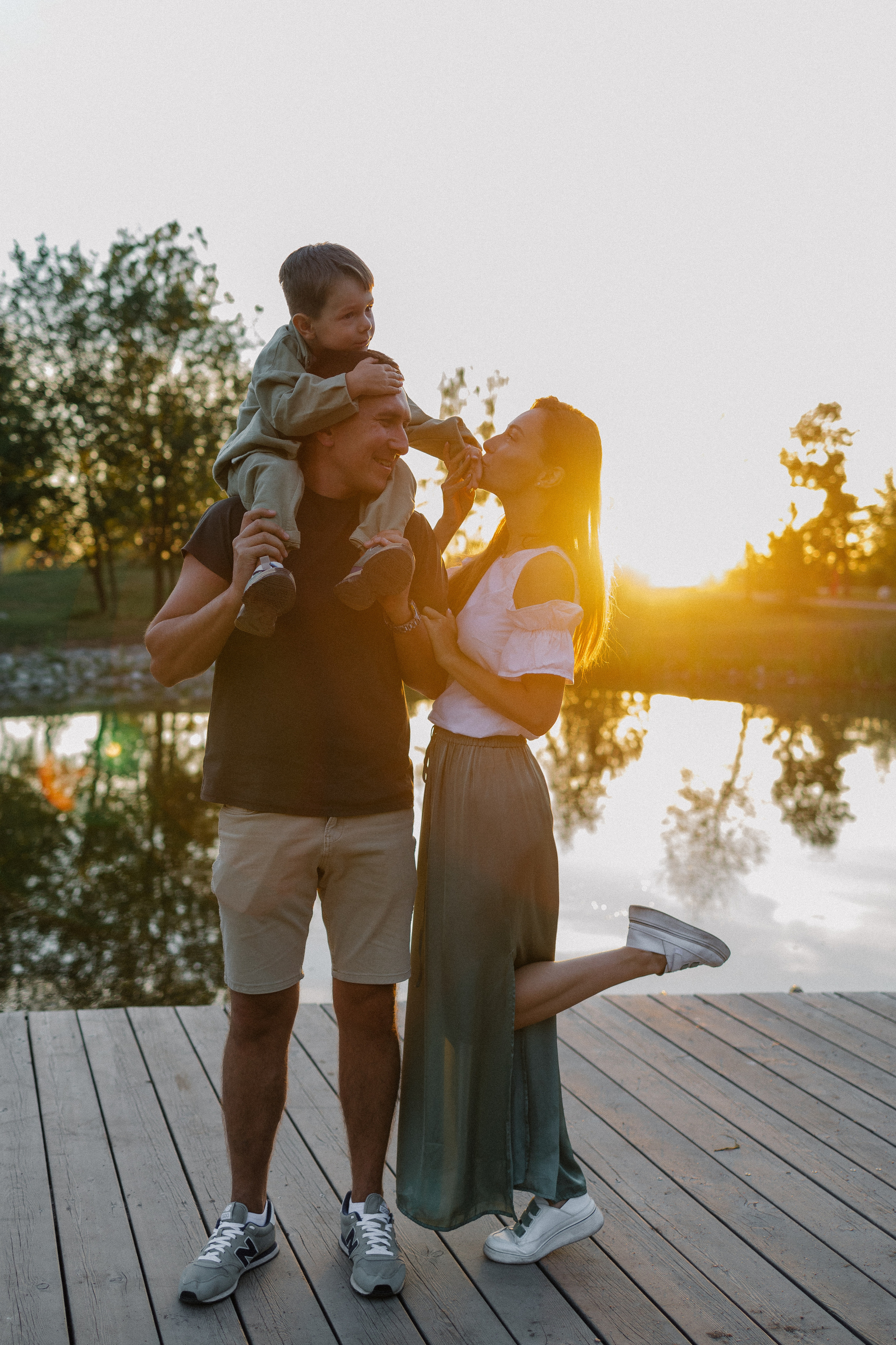 Ольга и её семья. Прогулка. Семейный фотограф Мария Маркова Москва и Одинцово