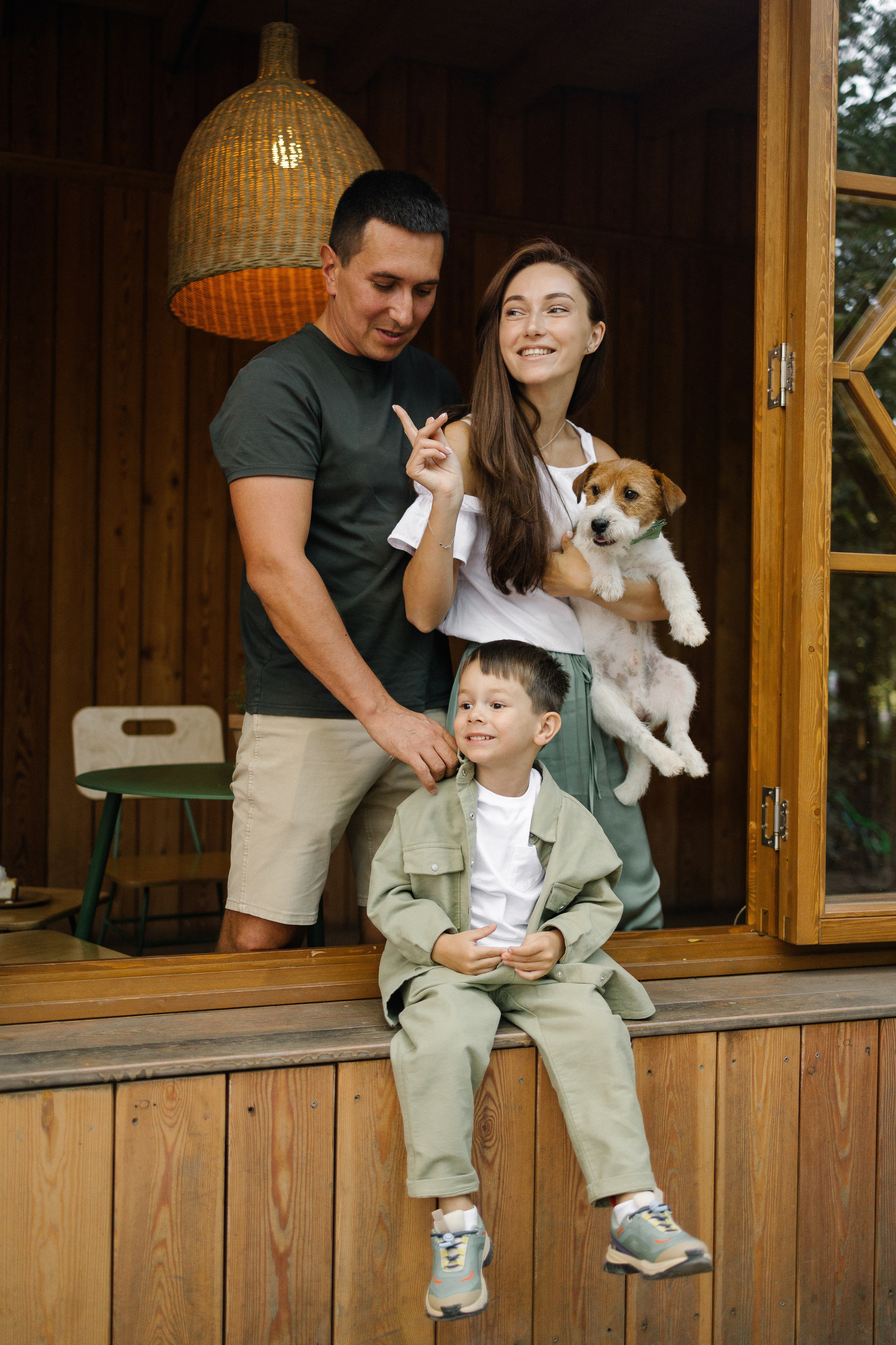 Ольга и её семья. Прогулка. Семейный фотограф Мария Маркова Москва и Одинцово