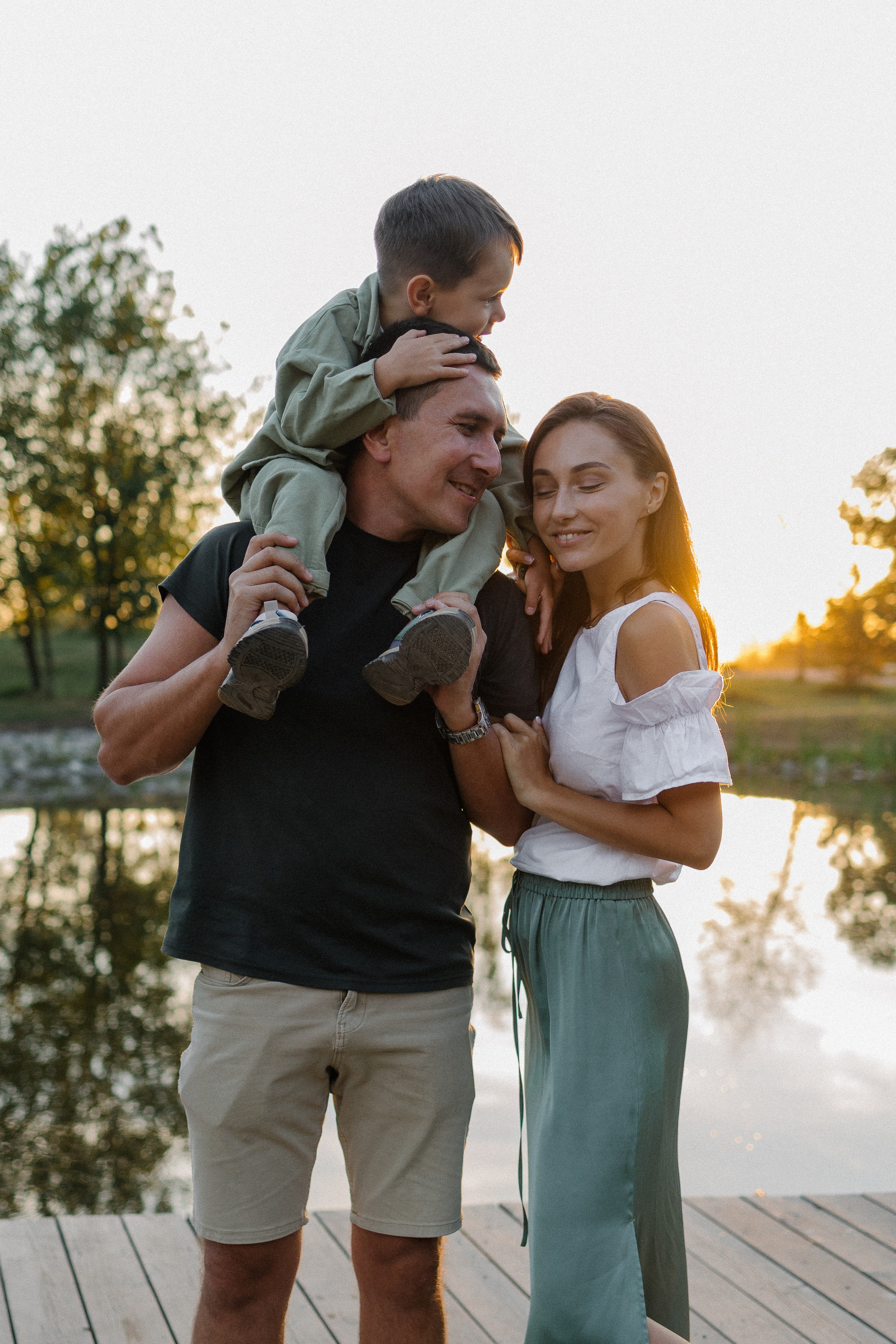 Ольга и её семья. Прогулка. Семейный фотограф Мария Маркова Москва и Одинцово