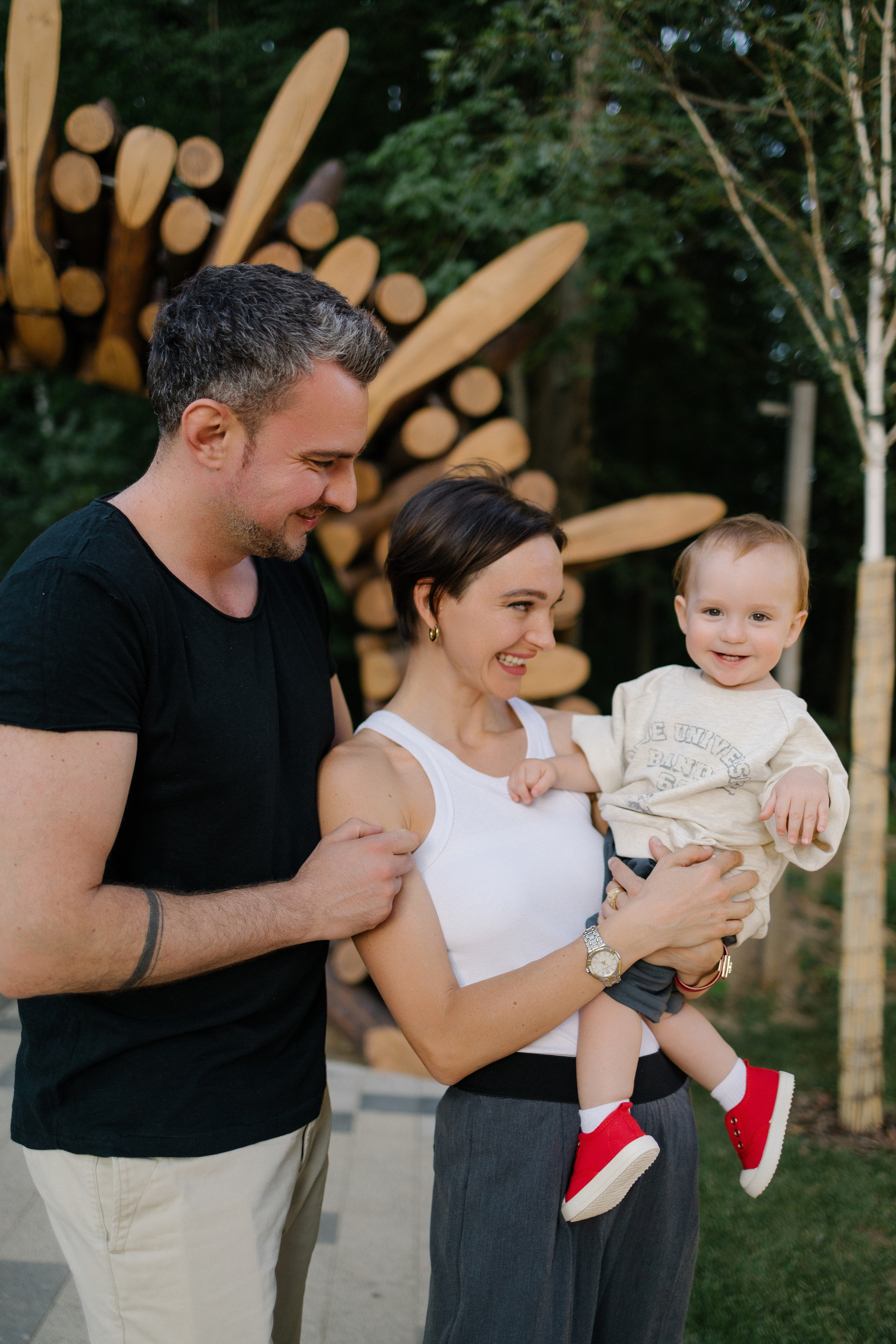 Наталья, Денис и Ваня. Прогулка. Семейный фотограф Мария Маркова Москва и Одинцово