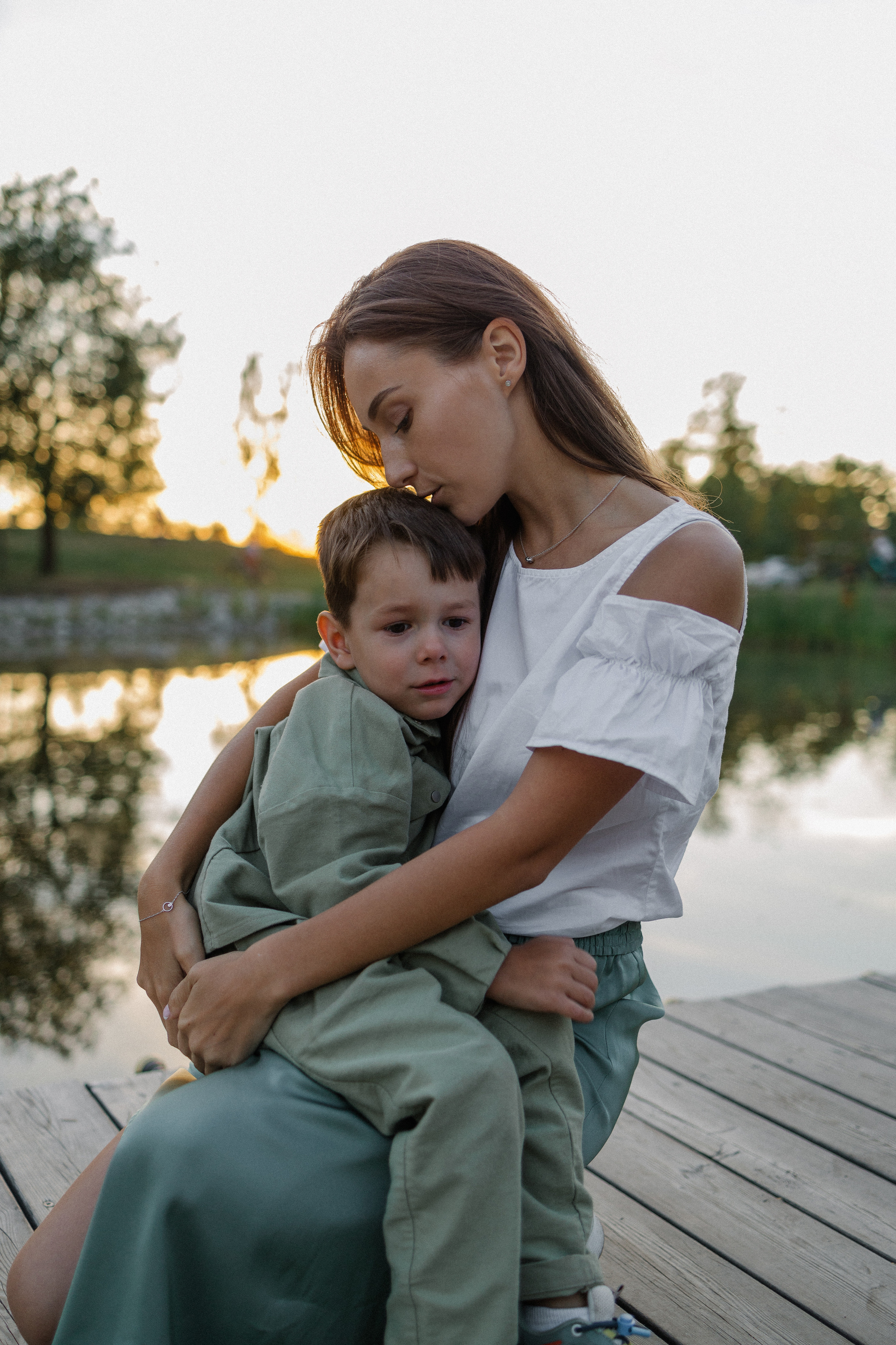 Ольга и её семья. Прогулка. Семейный фотограф Мария Маркова Москва и Одинцово