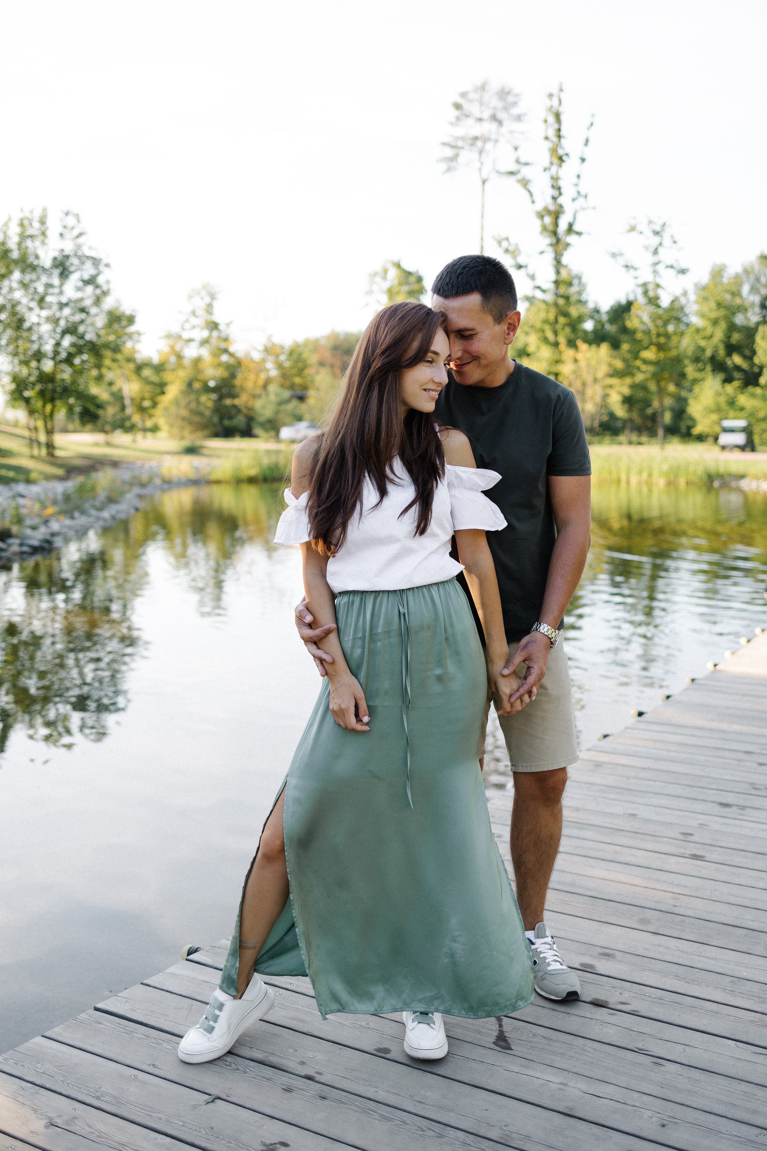 Ольга и её семья. Прогулка. Семейный фотограф Мария Маркова Москва и Одинцово