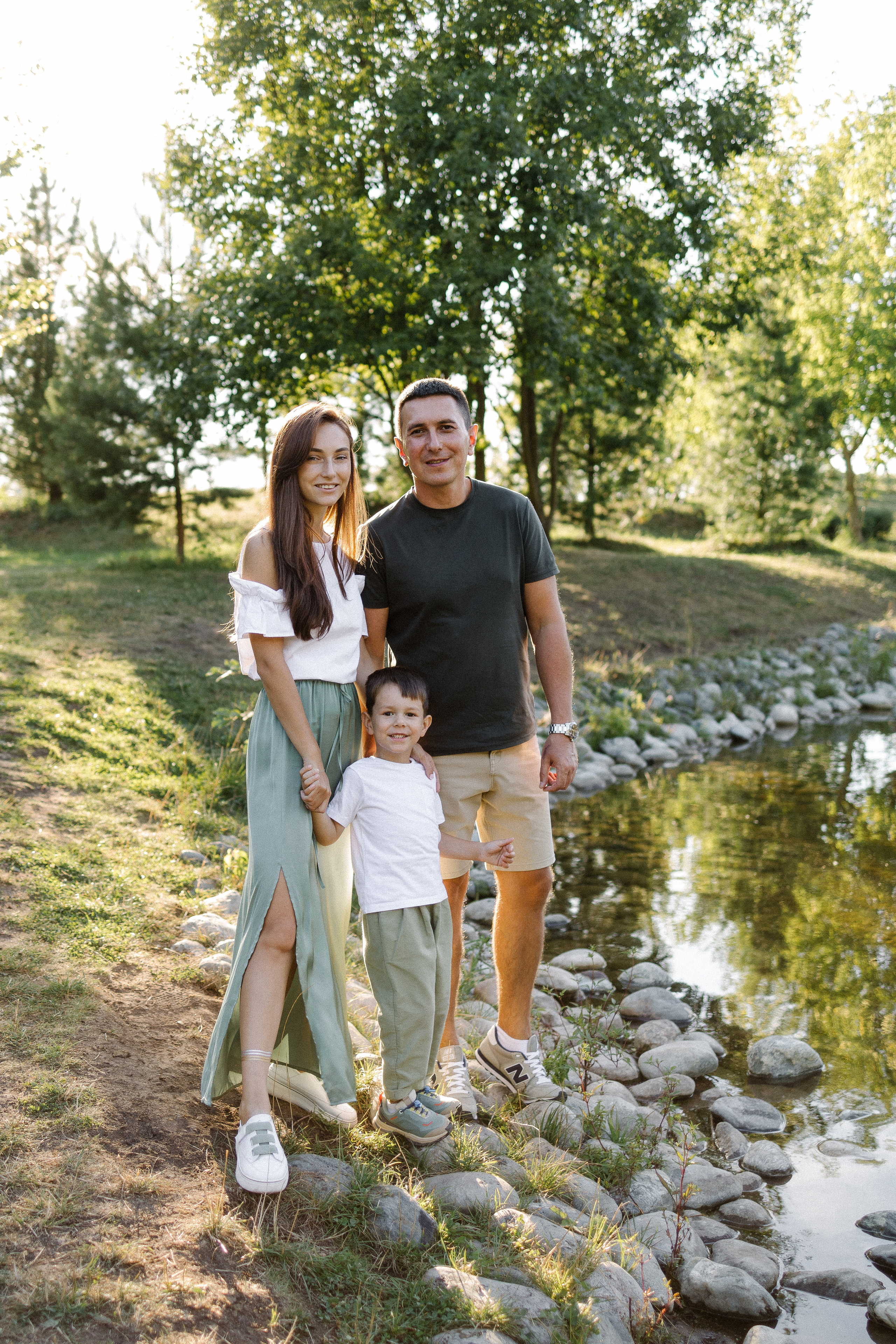 Ольга и её семья. Прогулка. Семейный фотограф Мария Маркова Москва и Одинцово