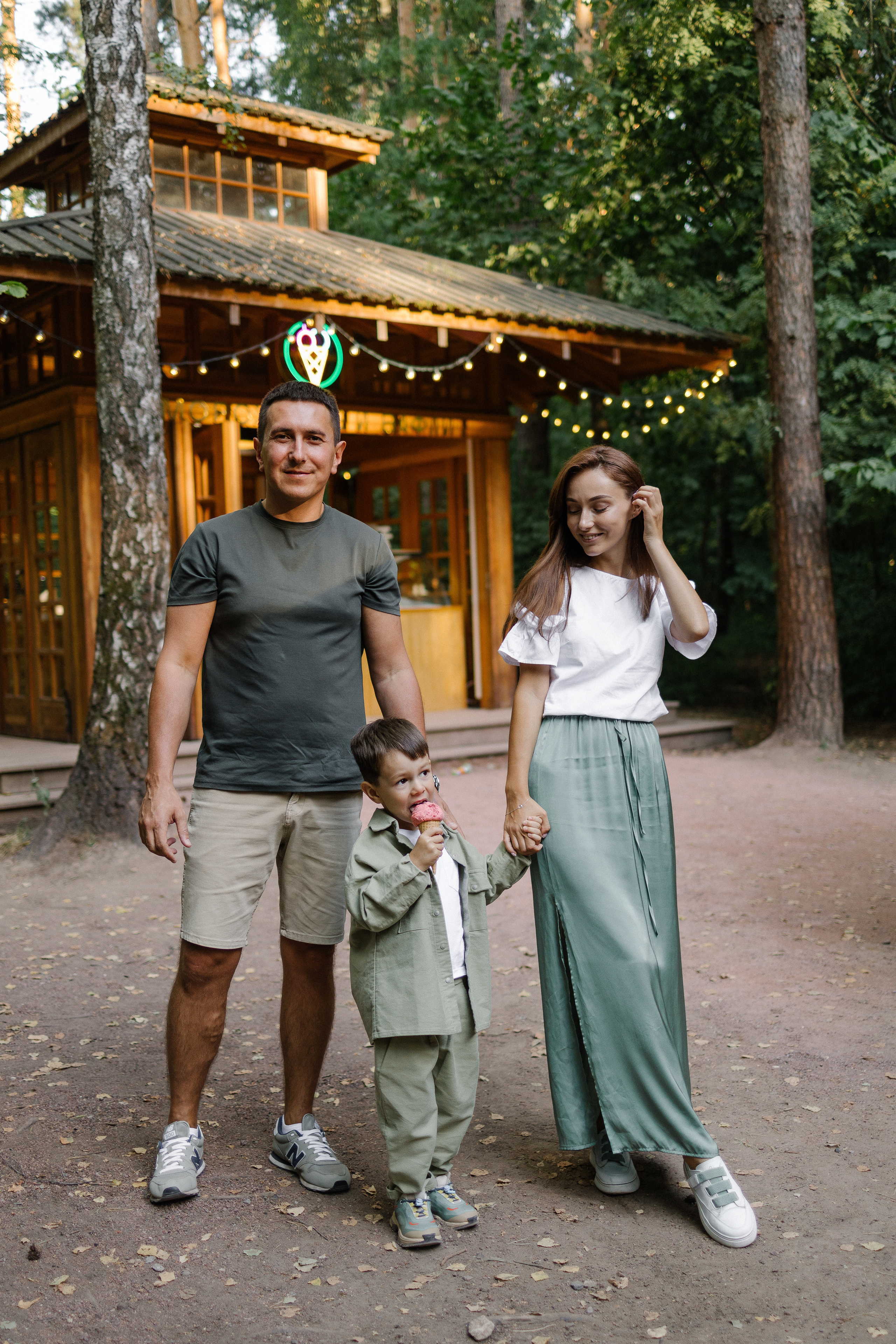 Ольга и её семья. Прогулка. Семейный фотограф Мария Маркова Москва и Одинцово