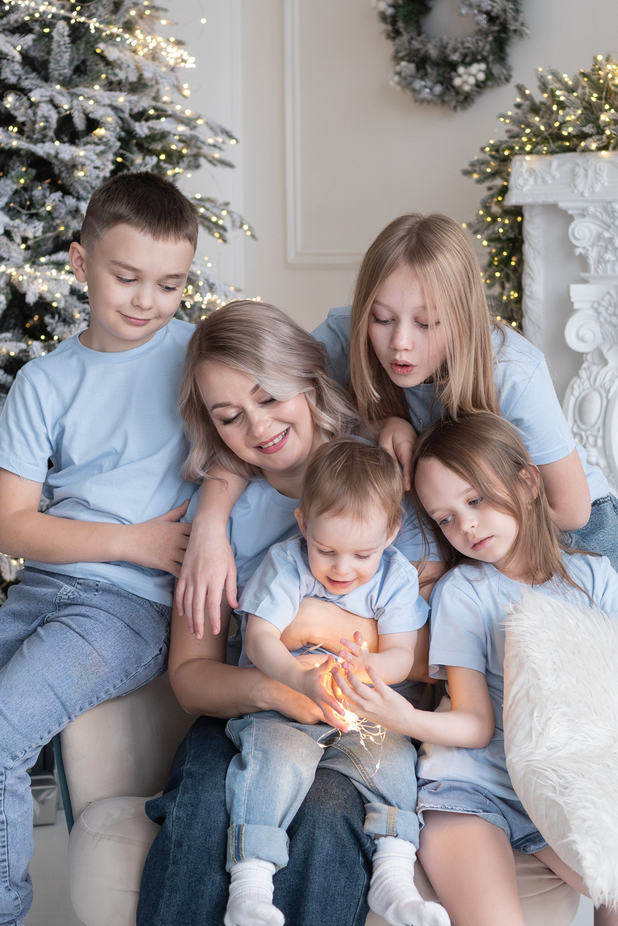 Новый год Большая семья. Светлана Агалакова Фотограф