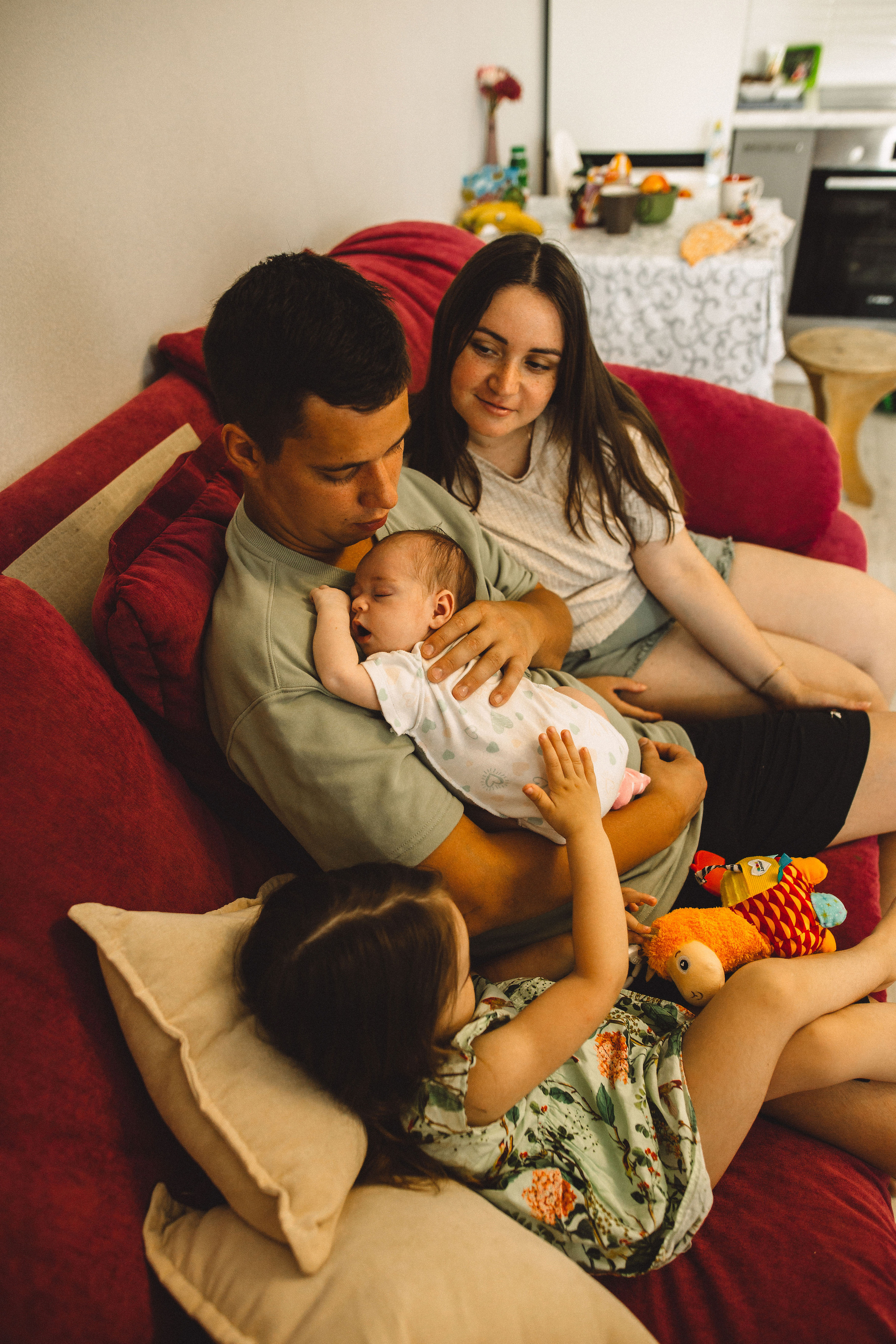 Семейная домашняя съёмка. Семейный и женский фотограф в г. Киров