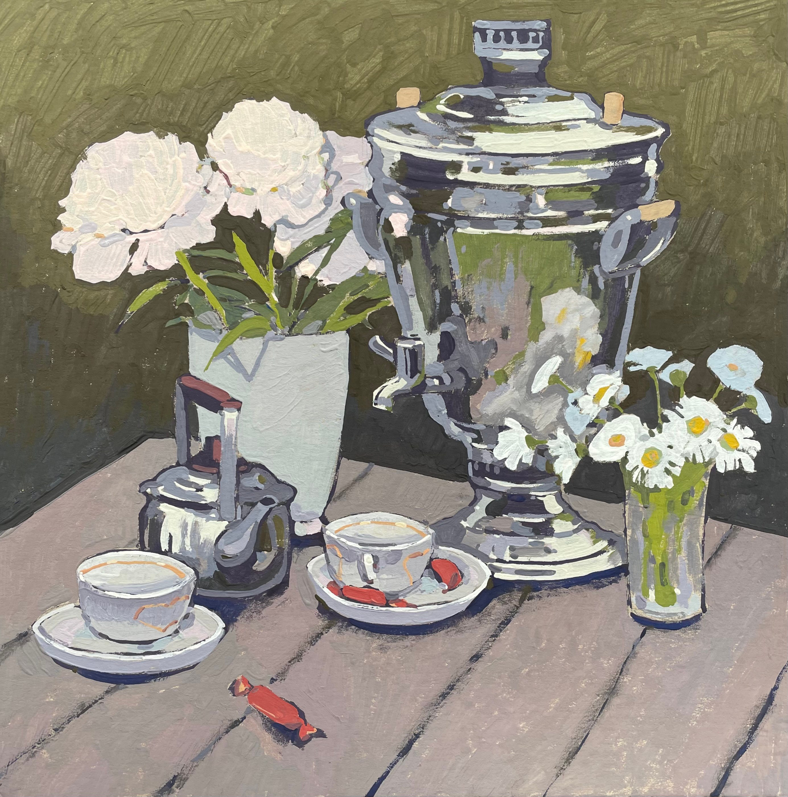 Цветы и натюрморты. Художница Лиза Владимирова