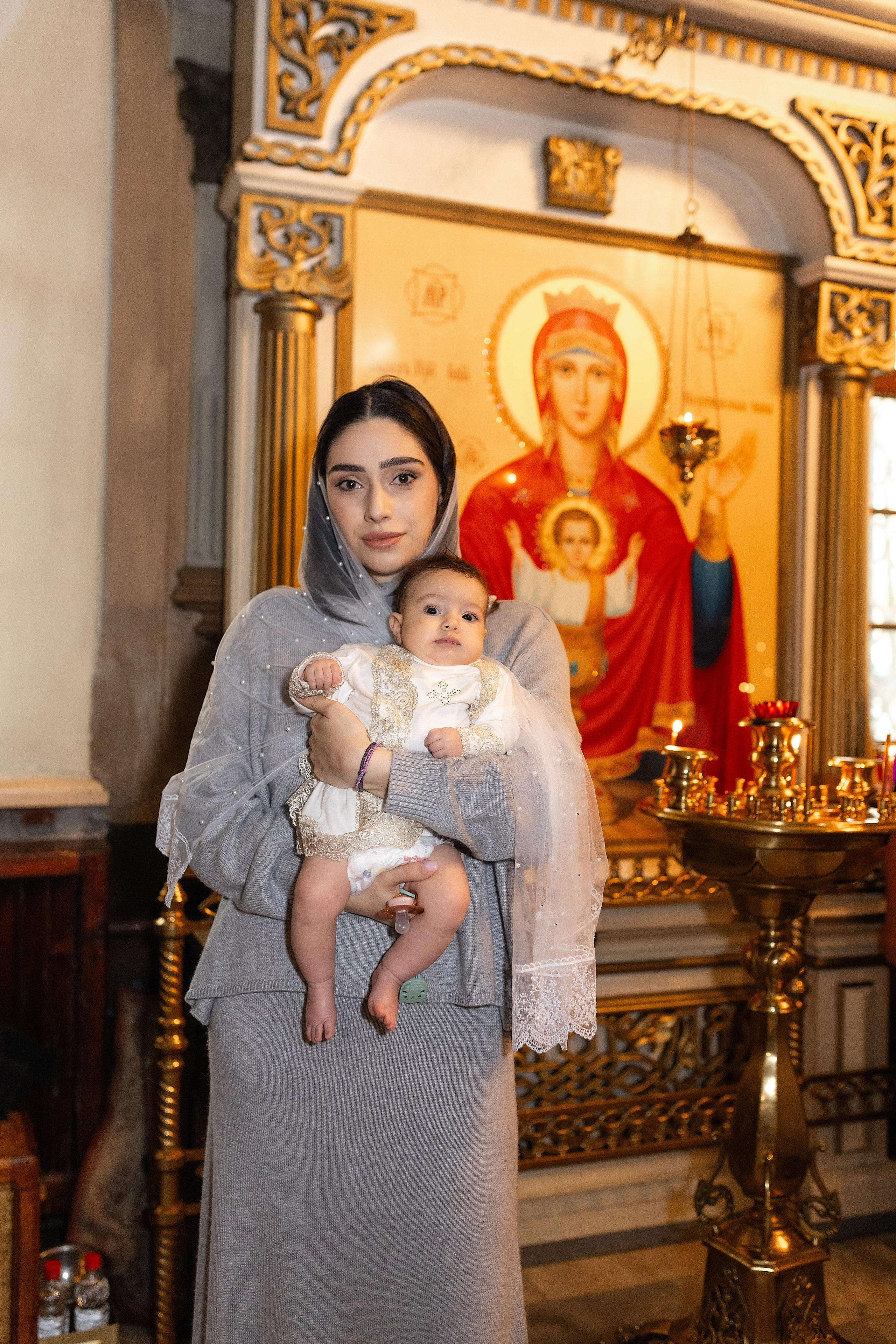 Таинство крещения Лилии. Фотограф в Железнодорожном и Балашихе