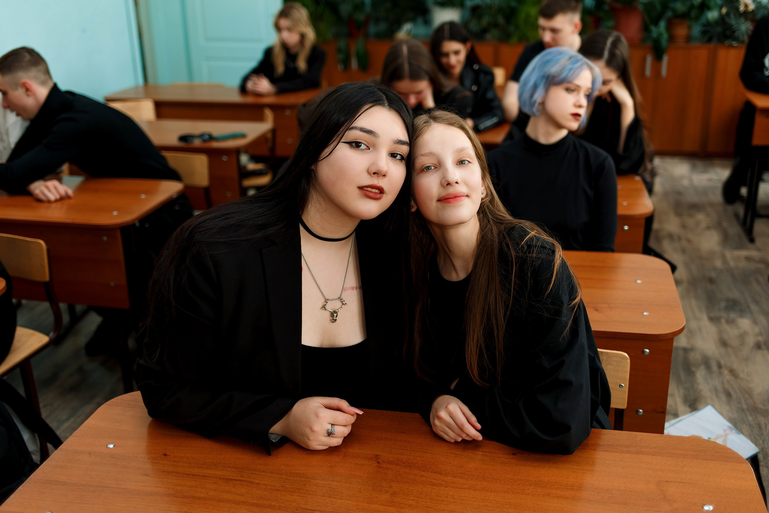 11 класс съемка в школе. Фотограф Любовь Корниенко, Примоский край