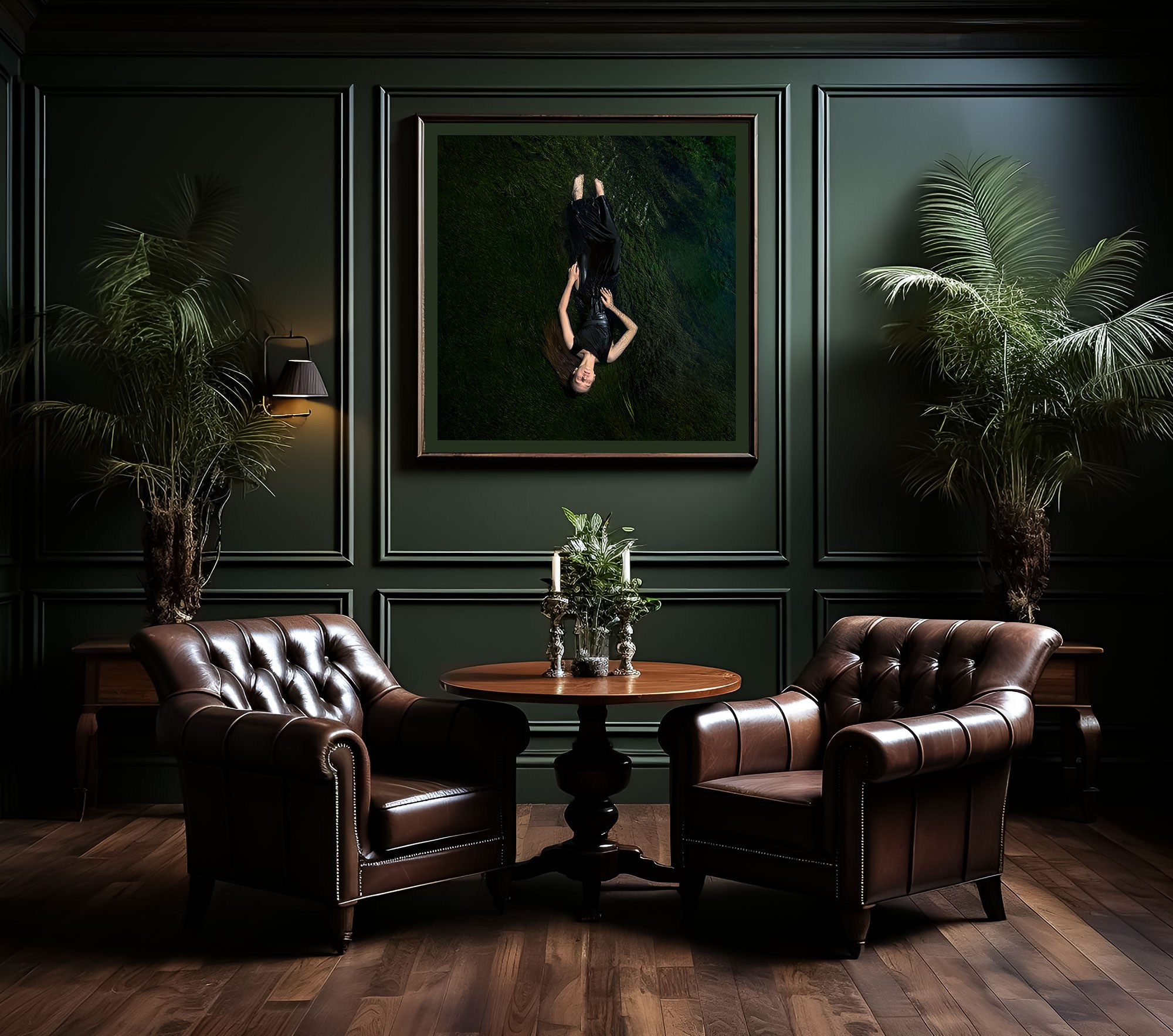 Фотография для интерьера | Девушка и река | Купить цветную фотографию