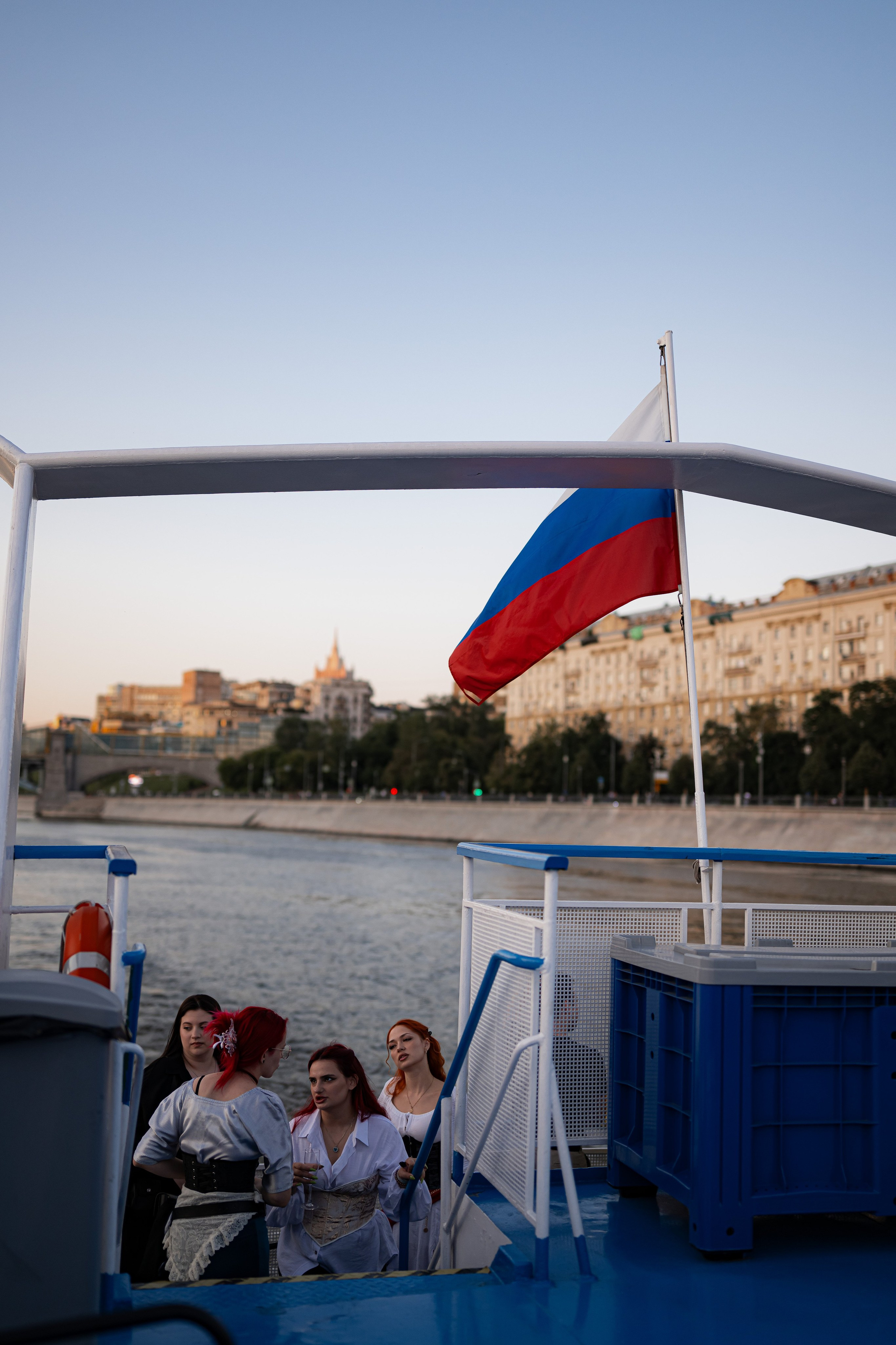 Тимбилдинг на теплоходе. Фотограф Кирилл Сафонов
