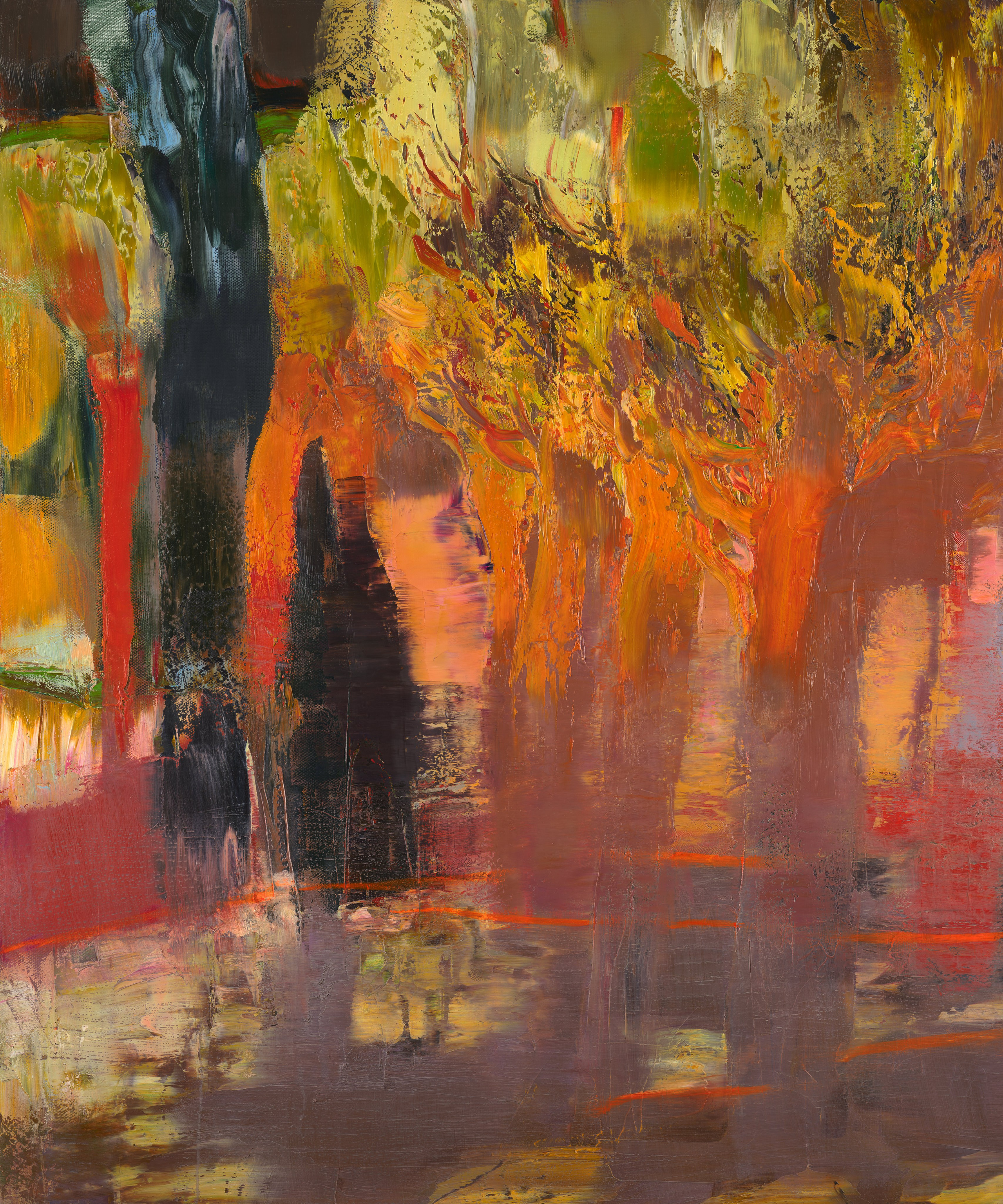 «Свет заката» - художник Лариса Блохина (холст, масло, 120x100 см, 2025)