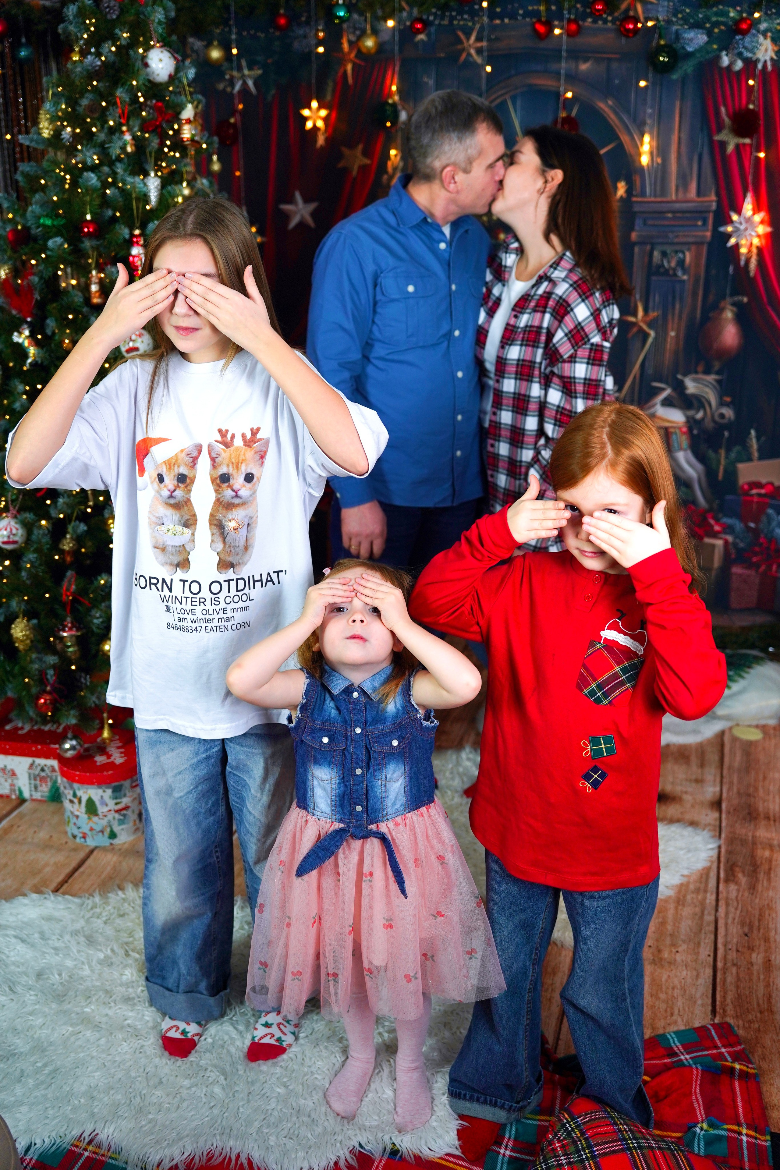 Новогодний фотопроект 2025 № 2. Семейный и детский фотограф Александра Гвоздикова