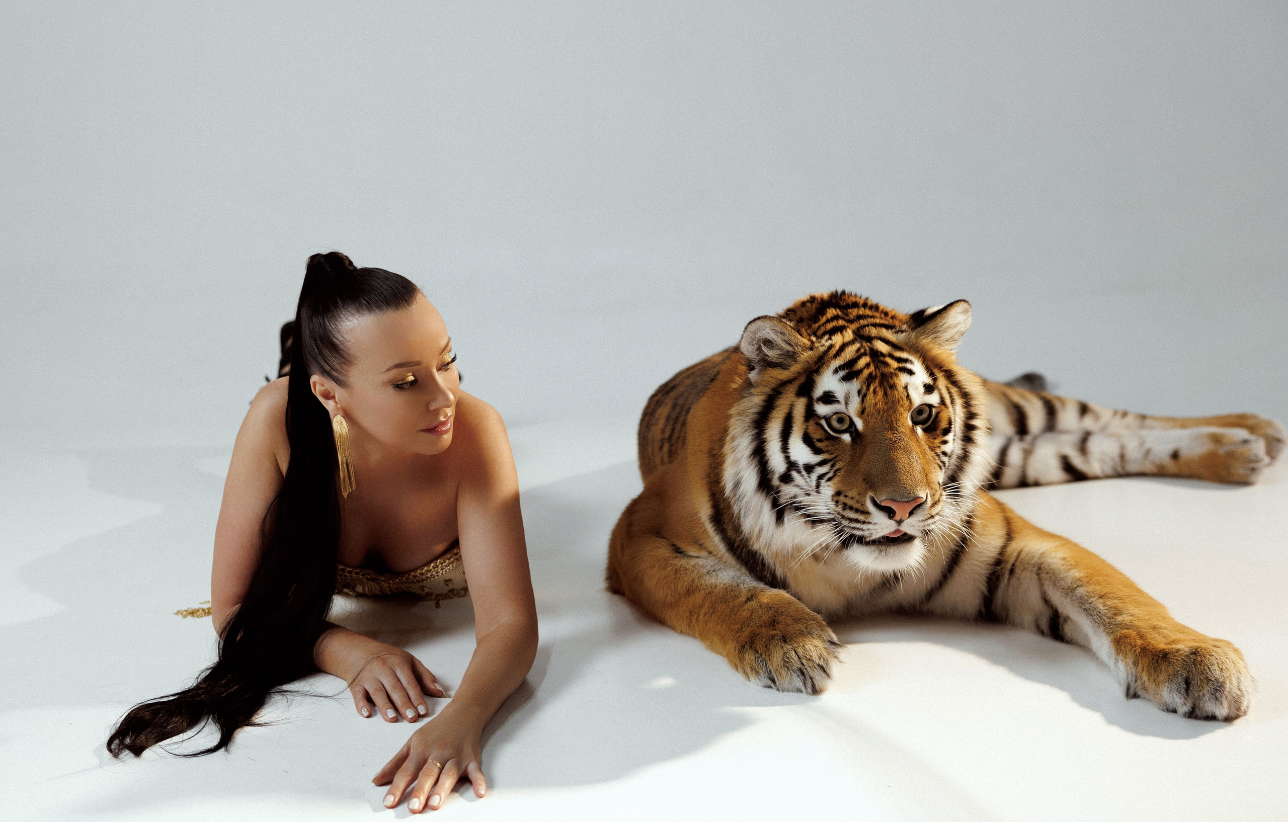 Фотосессия с тигром. Иванова Ирина Свадебный и семейный фотограф г. Уфа