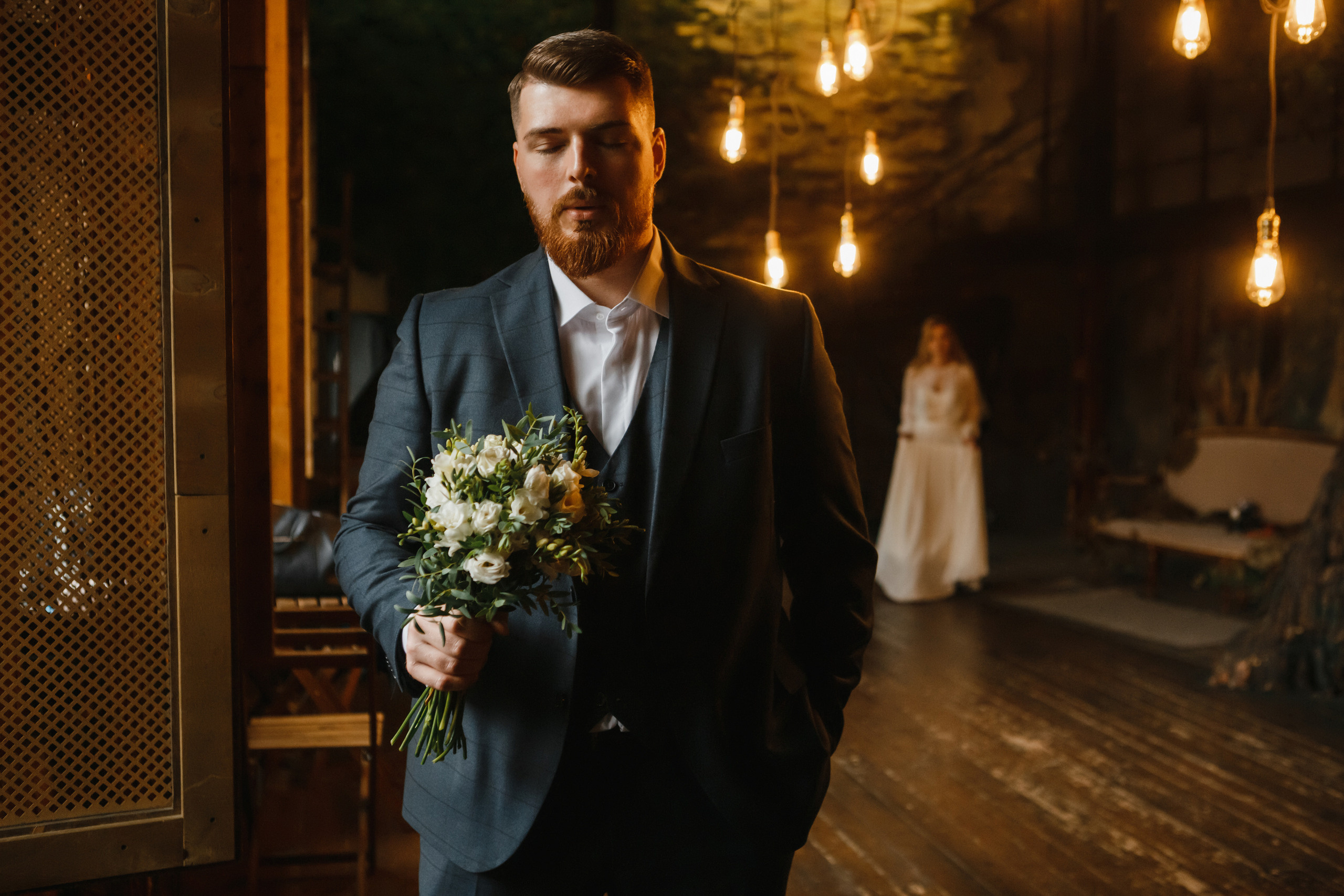 Ordered a groom?!. Galina and Nikita Bykovets, a wedding photographer and videographer duo in Germany