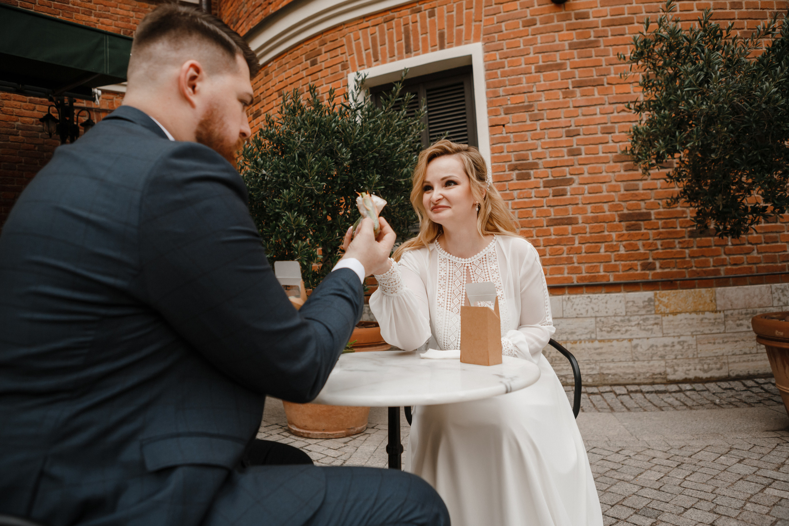 Ordered a groom?!. Galina and Nikita Bykovets, a wedding photographer and videographer duo in Germany