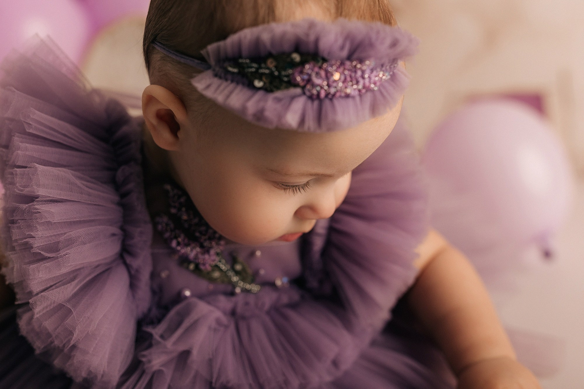 Ане 1 год. Семейный фотограф новорождённых в Серпухове Юлия Новикова +79637785957