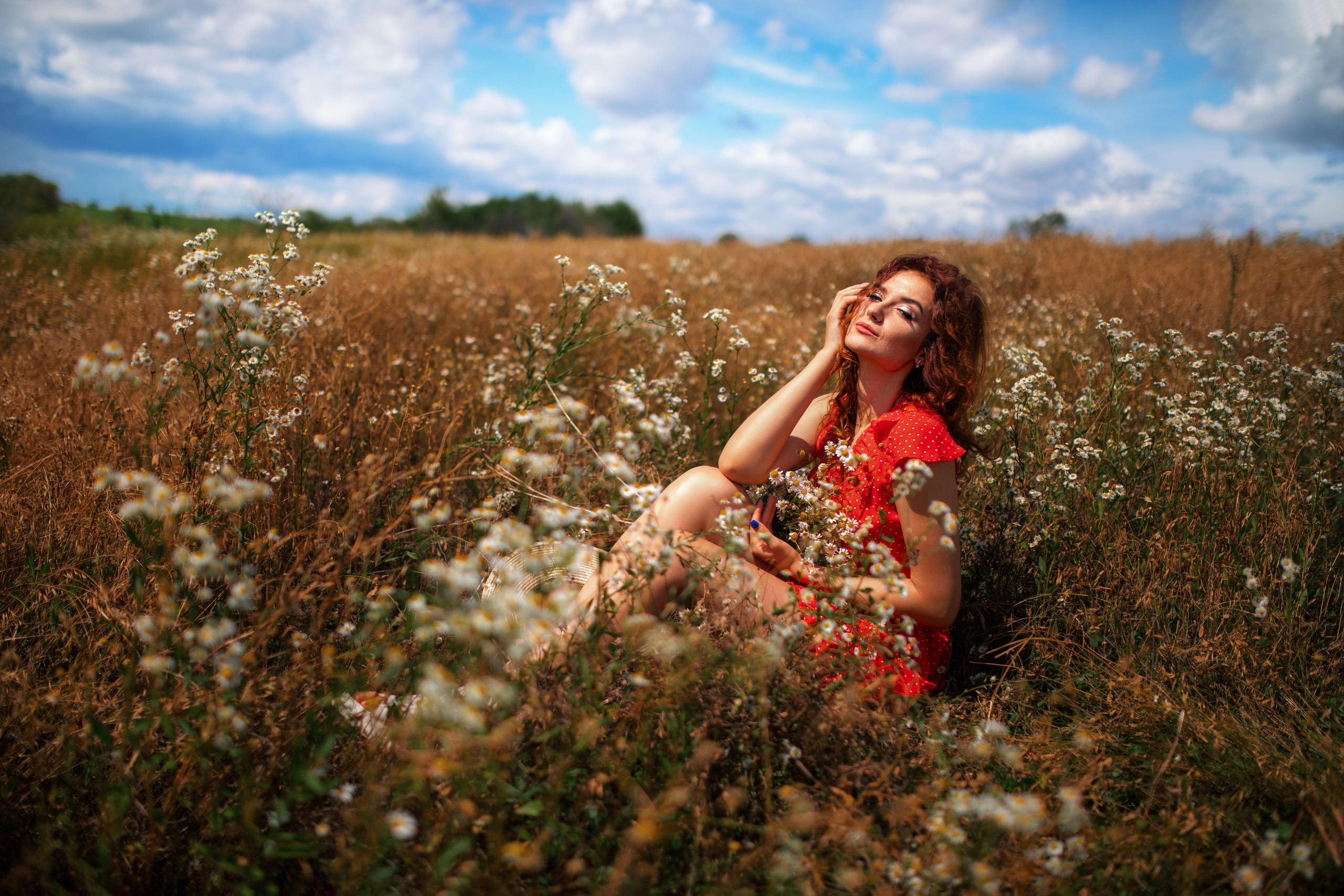 Съемка с Анастасией на природе в формате для «себя»