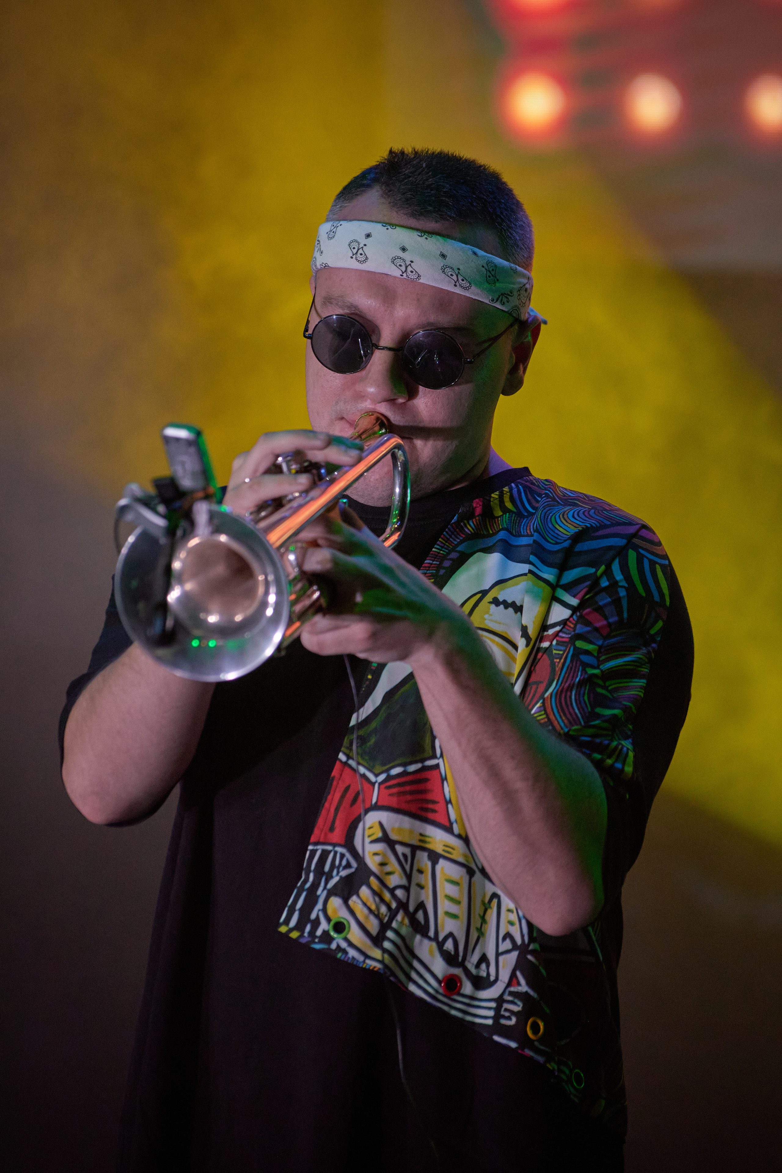 Трубач из группы Megapolis