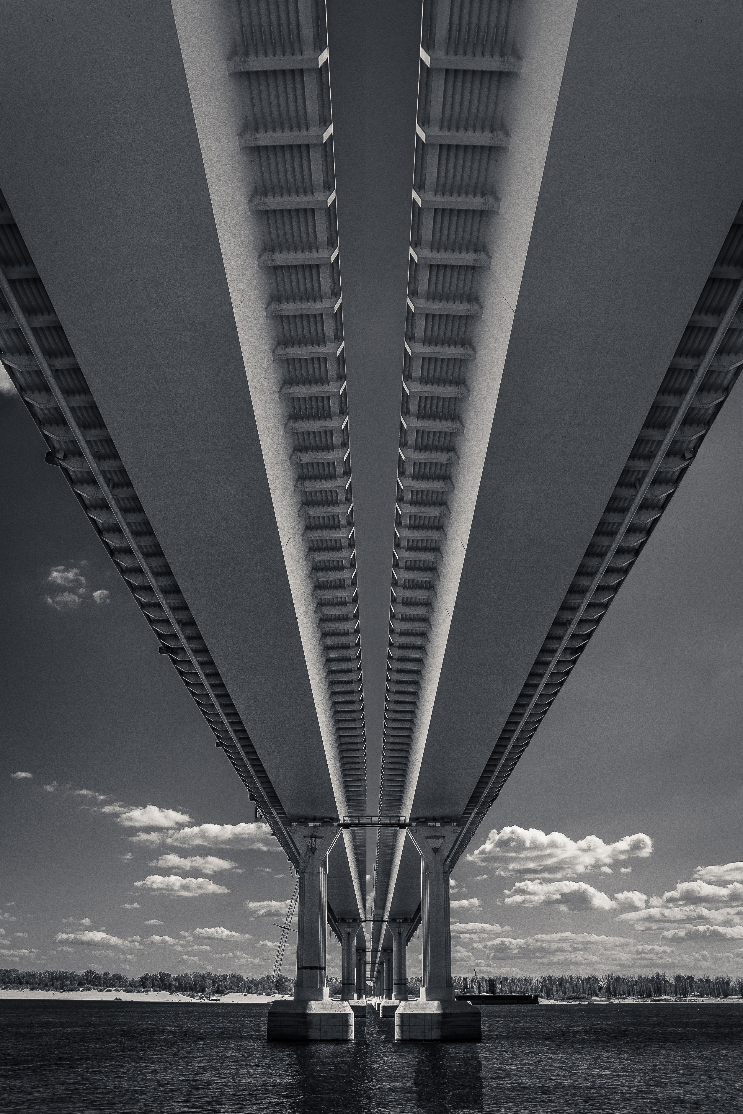 Мост через Волгу в Волгограде