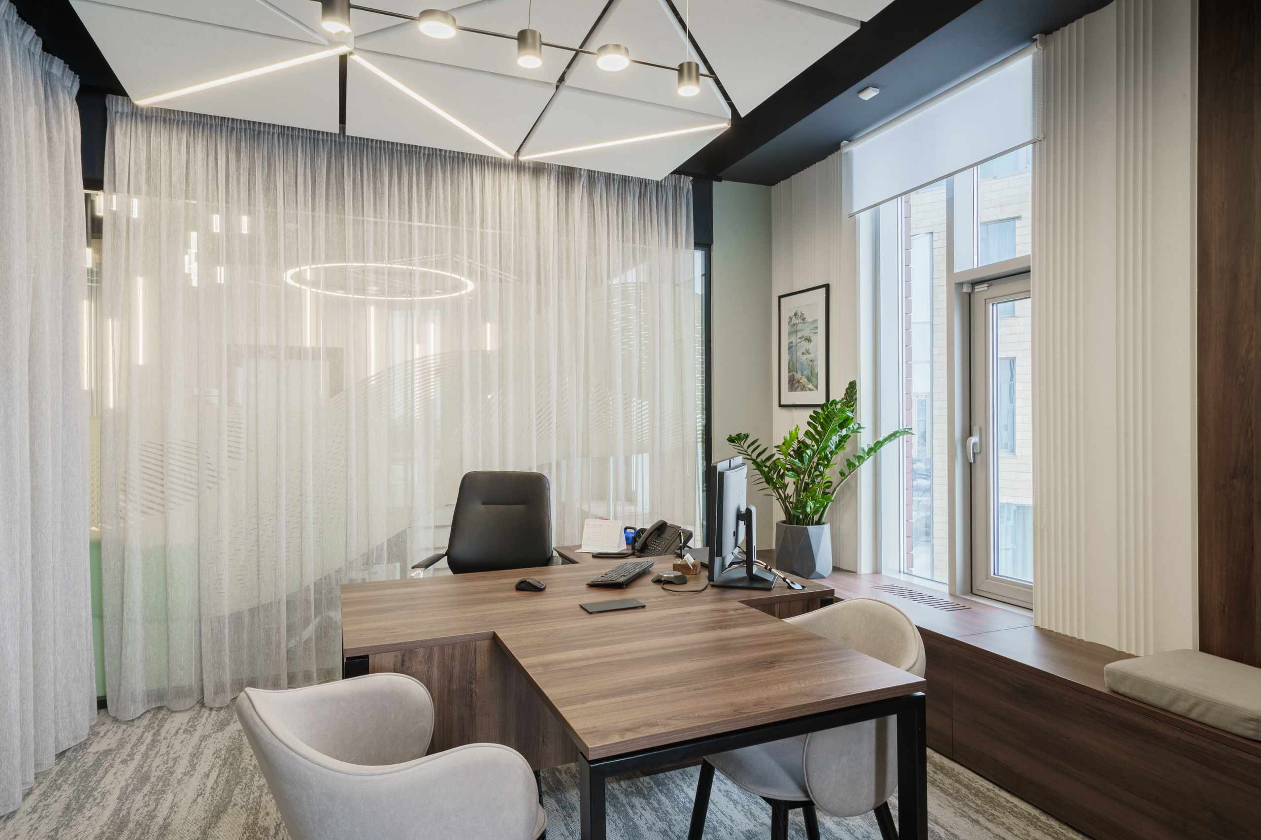 Интерьерная фотосъемка офиса Сбербанка, профессиональный фотограф в Архангельске