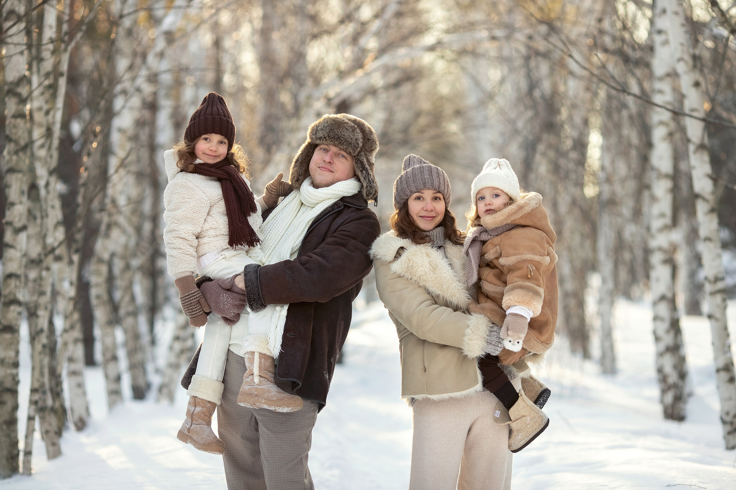 Воркшоп «В зимнем лесу». Семейный и детский фотограф в Саратове Полина Коткина