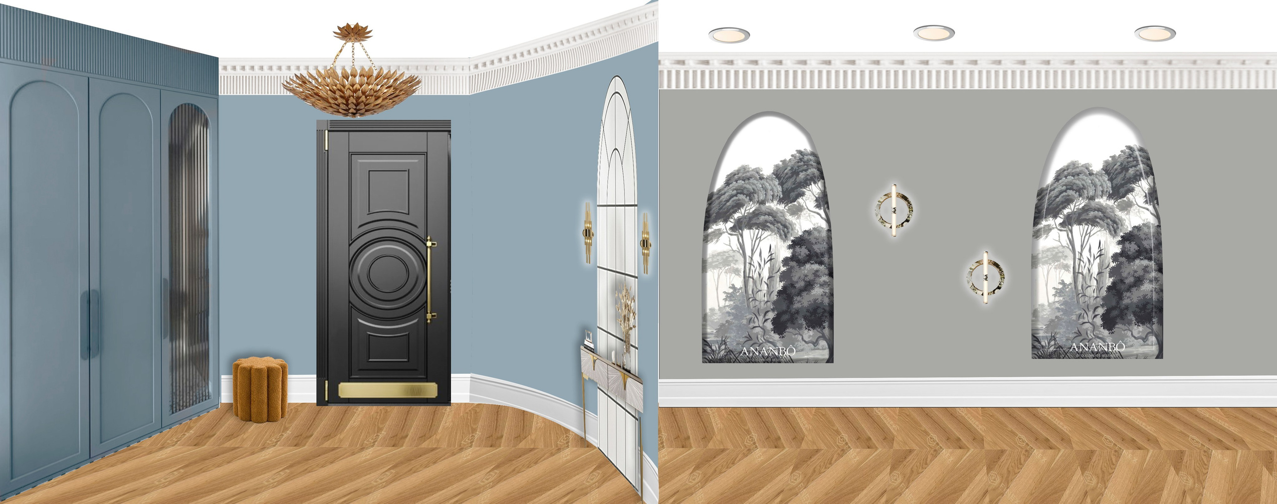 «Современная классика для роскошной жизни». Modern Muf: студия интерьерного дизайна