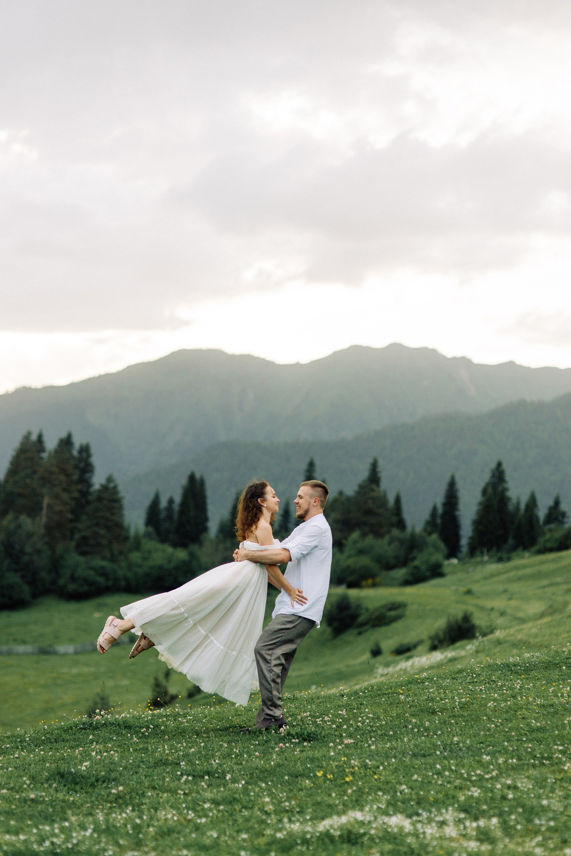 Свадьба в горах Сванетии в Грузии