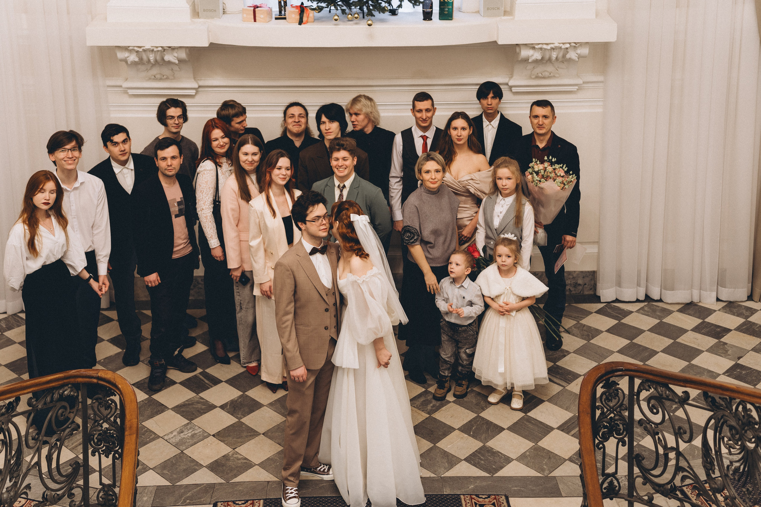 СВАДЕБНАЯ СЬЕМКА ВО ВТОРОМ ДВОРЦЕ С ГОСТЯМИ И ПРОГУЛКА В ТАВРИЧЕСКОМ САДУ. Профессиональный фотограф, Санкт-Петербург — Виктория Богомолова