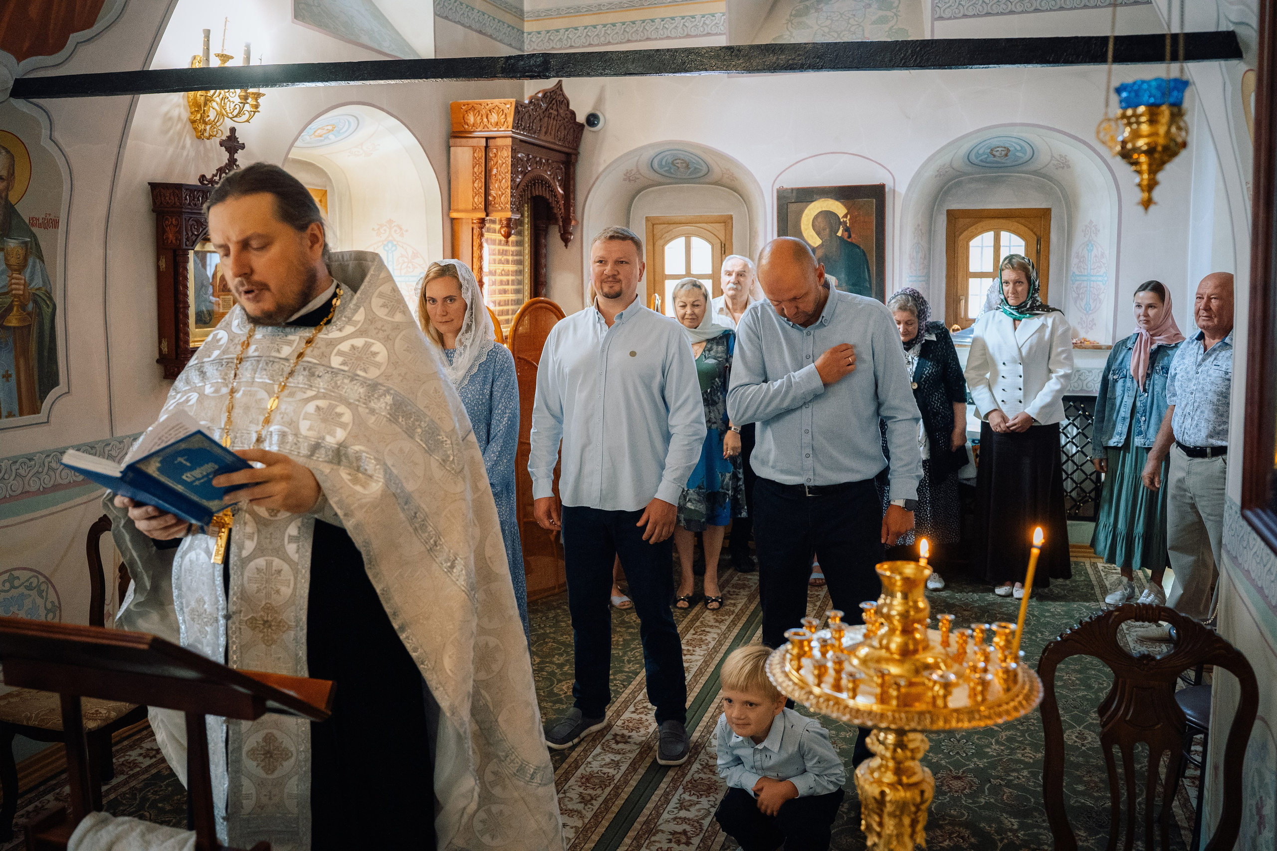 Крещение Марка. Фотограф Казакова Анастасия