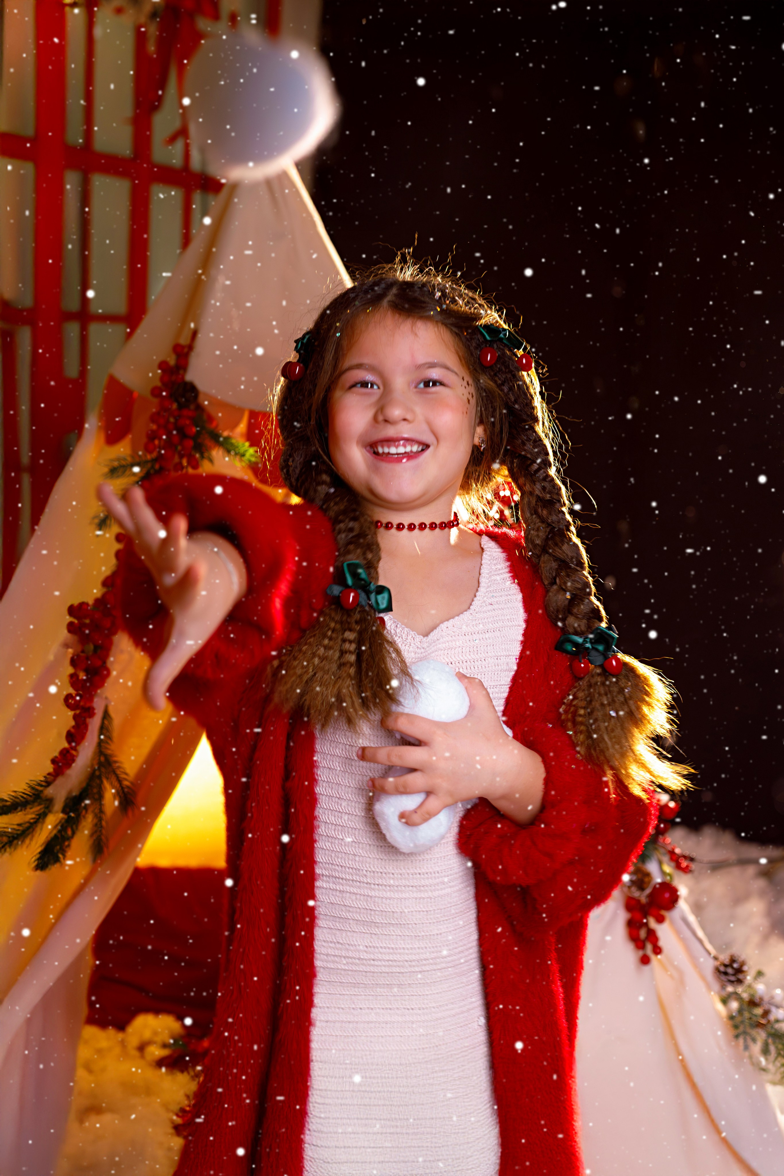 Новогодний сезон 2025-2026 в Сочи | Фотосессии для детей. Детский студийный фотограф Сочи