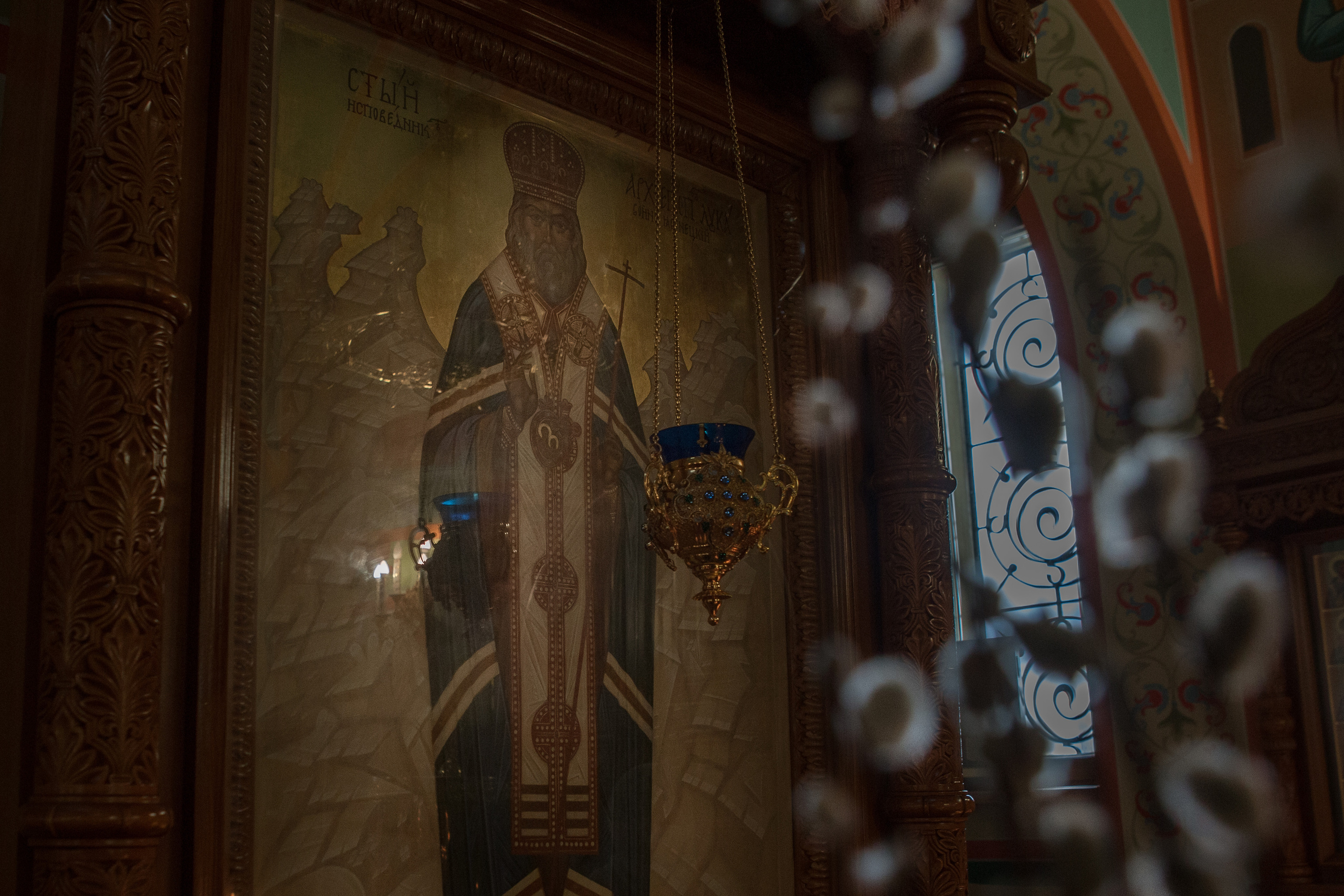 ПРАЗДНИК ВХОДА ГОСПОДНЯ В ИЕРУСАЛИМ храм свт. Луки Крымского. Фотограф на крестины