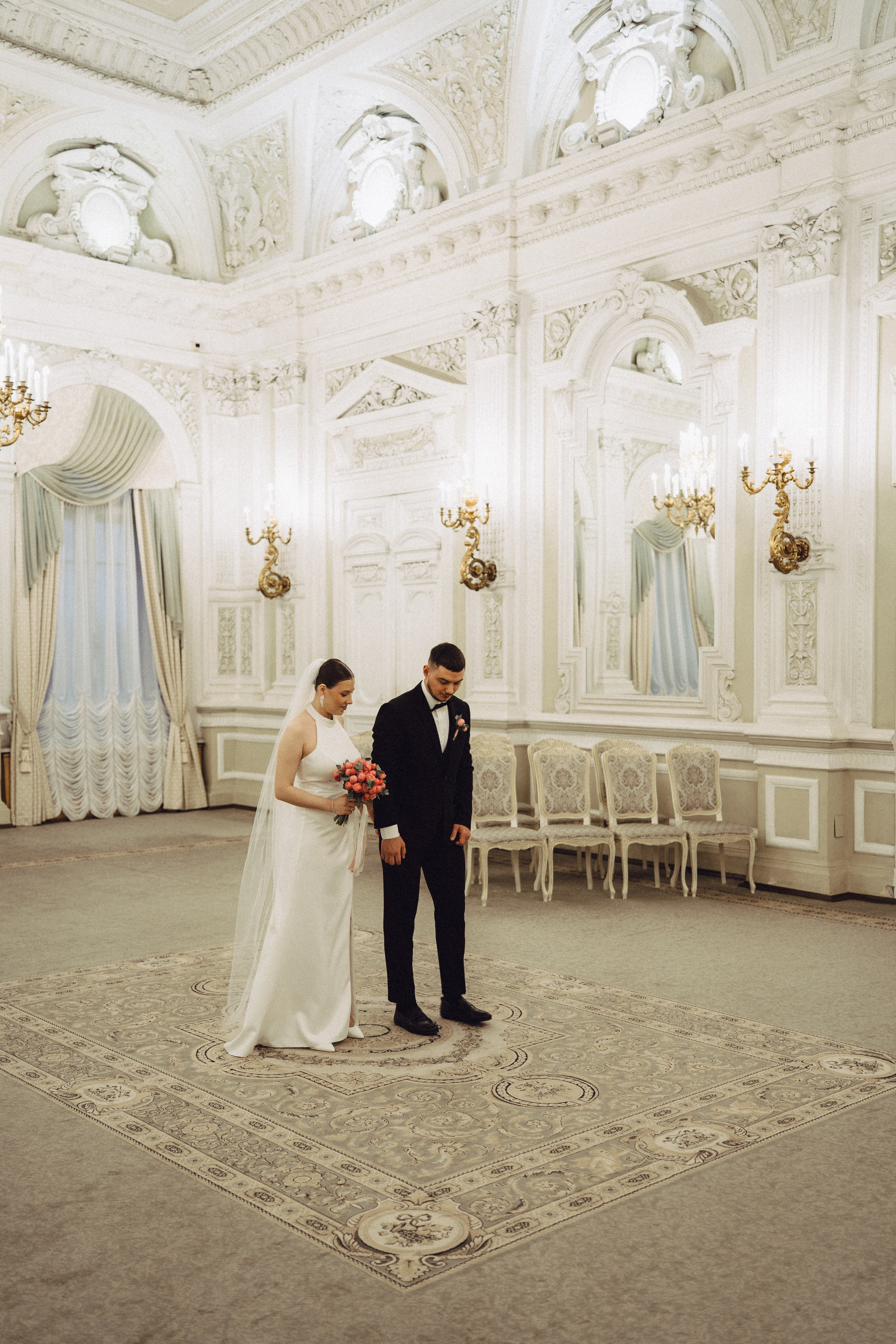 СВАДЕБНАЯ СЬЕМКА В ПЕВОМ ДВОРЦЕ БРАКОСОЧЕТАНИЯ. Профессиональный фотограф, Санкт-Петербург — Виктория Богомолова