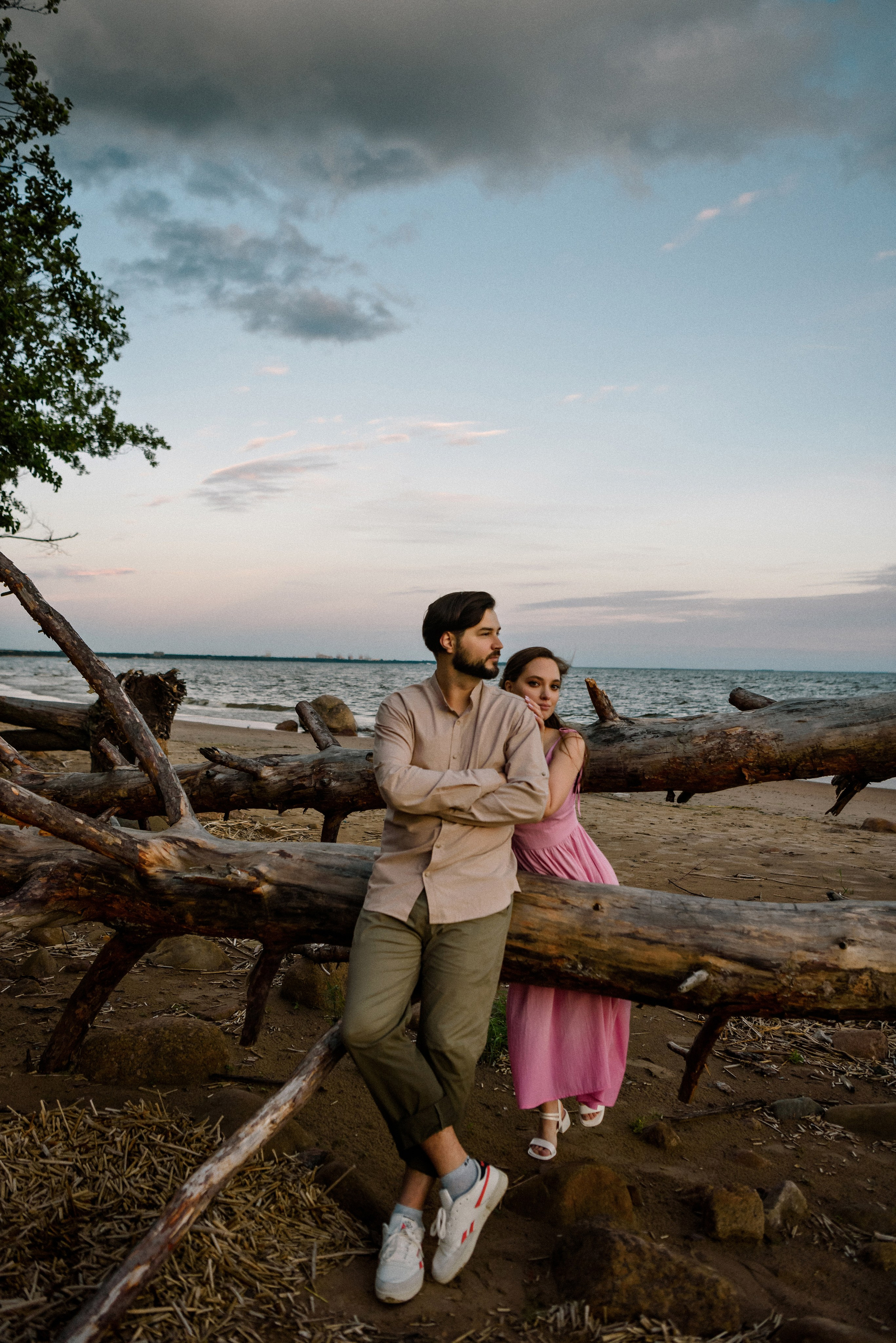 Настя и Вова Финский залив. Свадебный фотограф в Санкт-Петербурге София Шубик