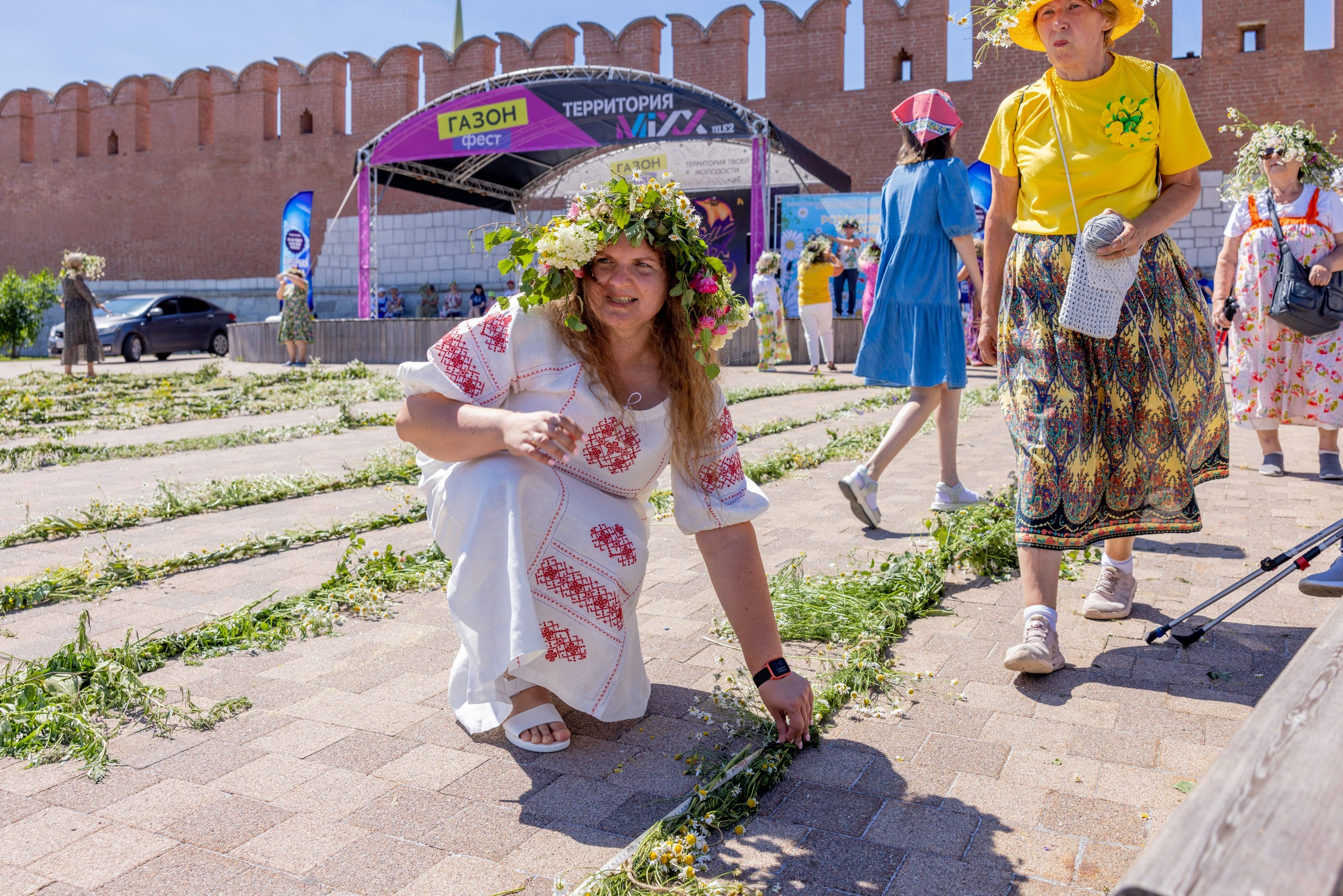Фестиваль «Ромашковый хоровод». Северная ходьба. Фотограф в Туле Крупский АнДРей. Фотостудия «КАДР71» в Туле