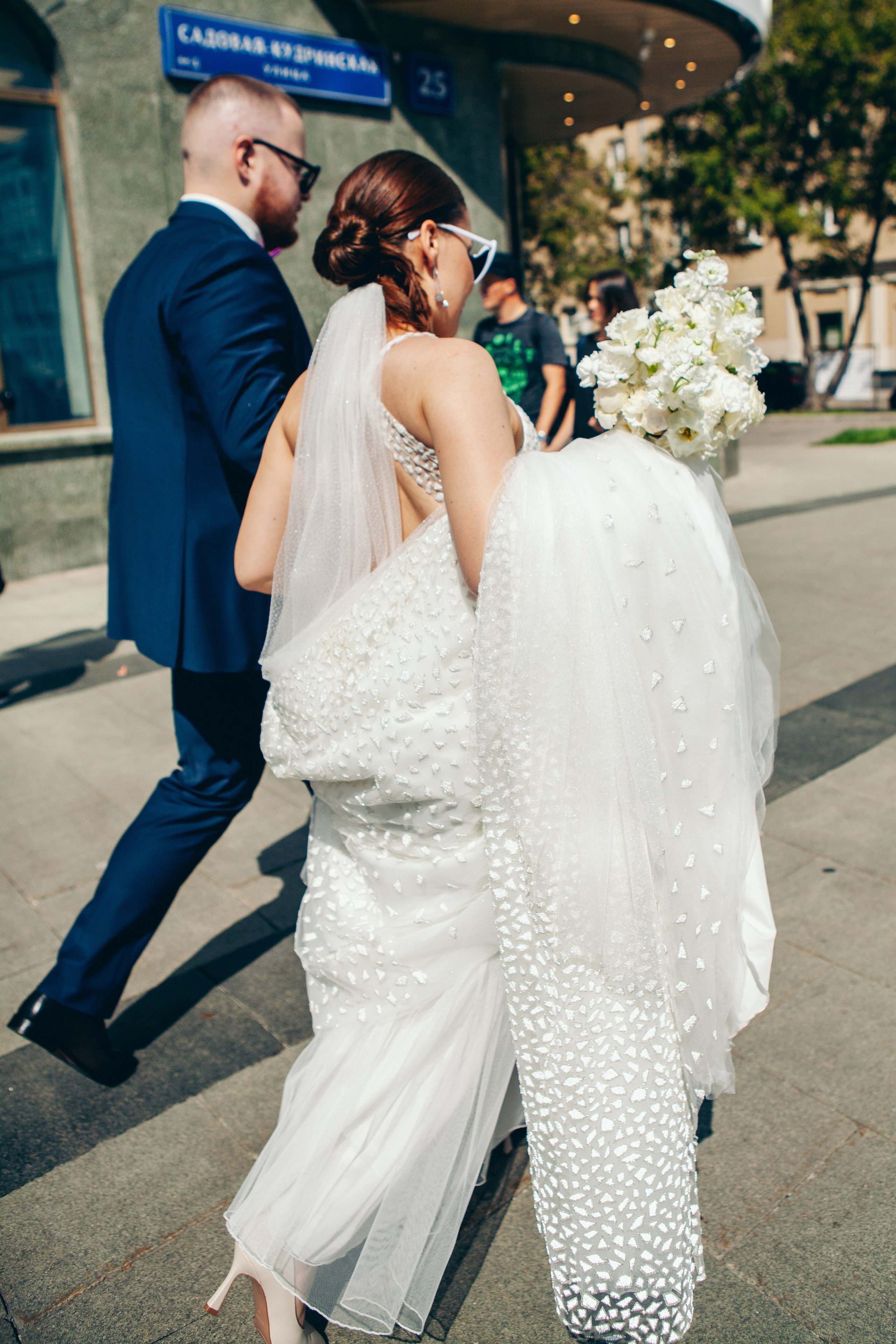 прогулка молодоженов по центру москвы