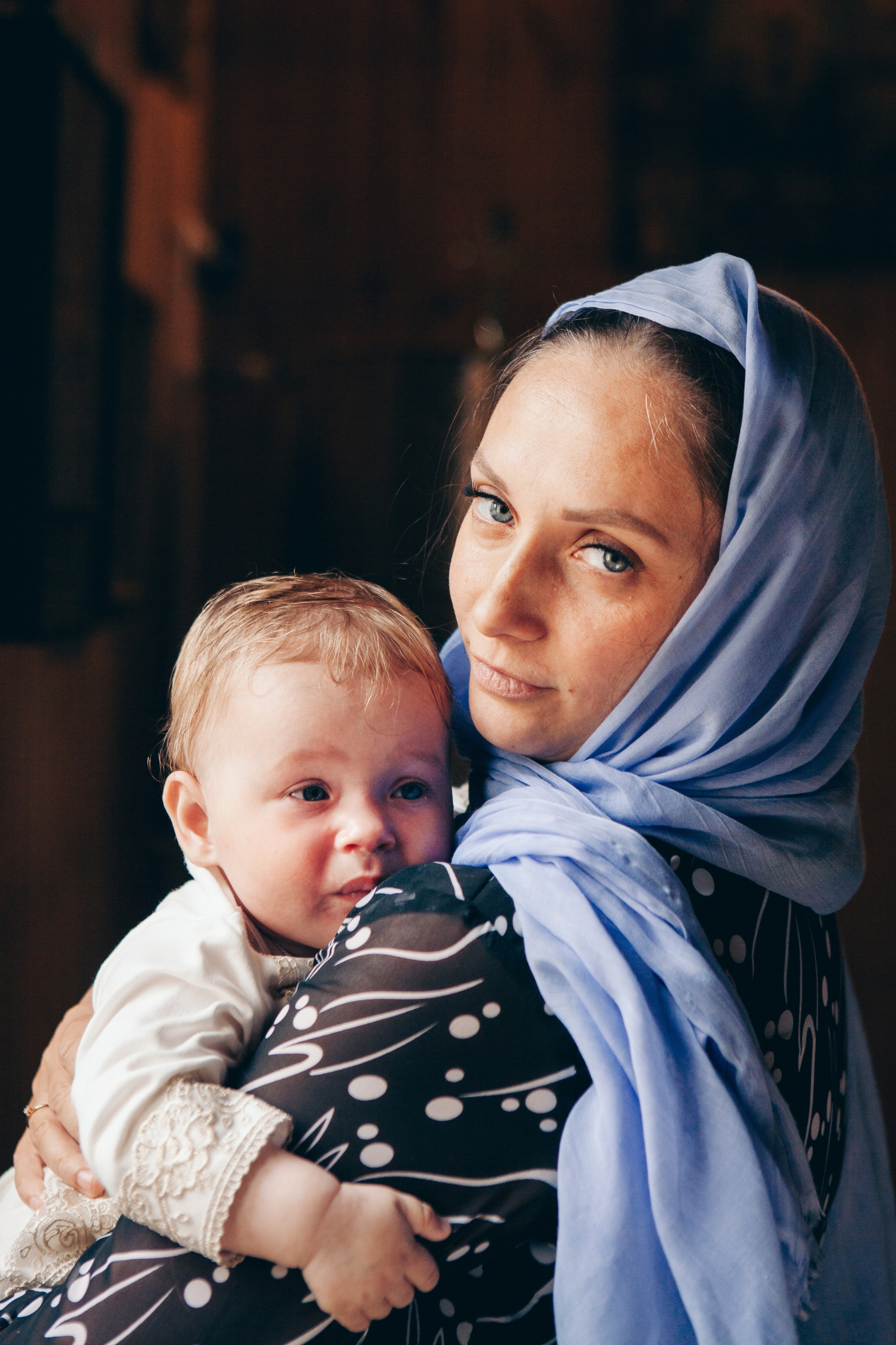 Крещение ребенка в церкви в москве. Фотограф Ольга Ефремова