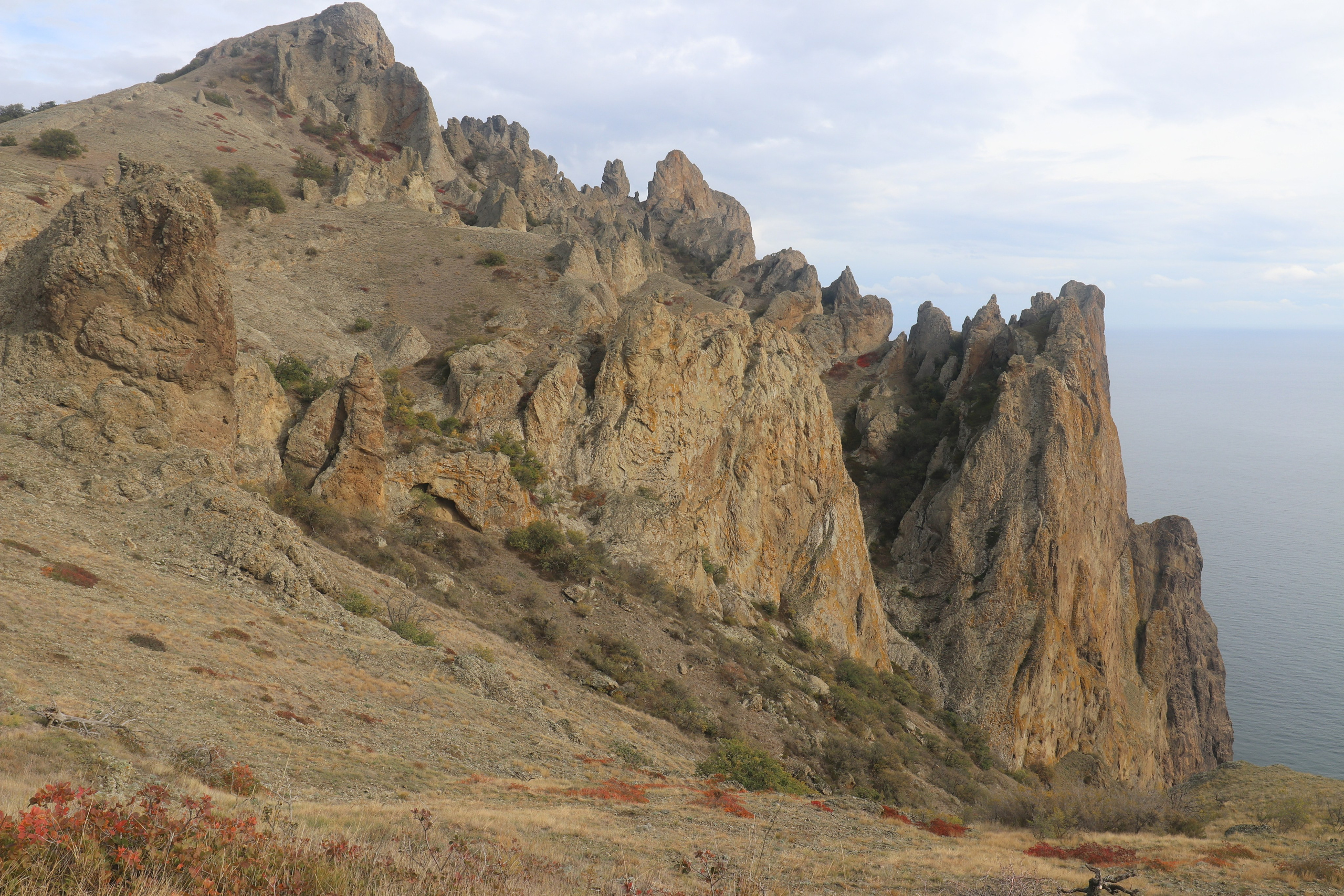Крым. ЮБК (Судак, Карадаг). Ноябрь 2020. Путешественник-фотограф из Санкт-Петербурга Татьяна Свистулина