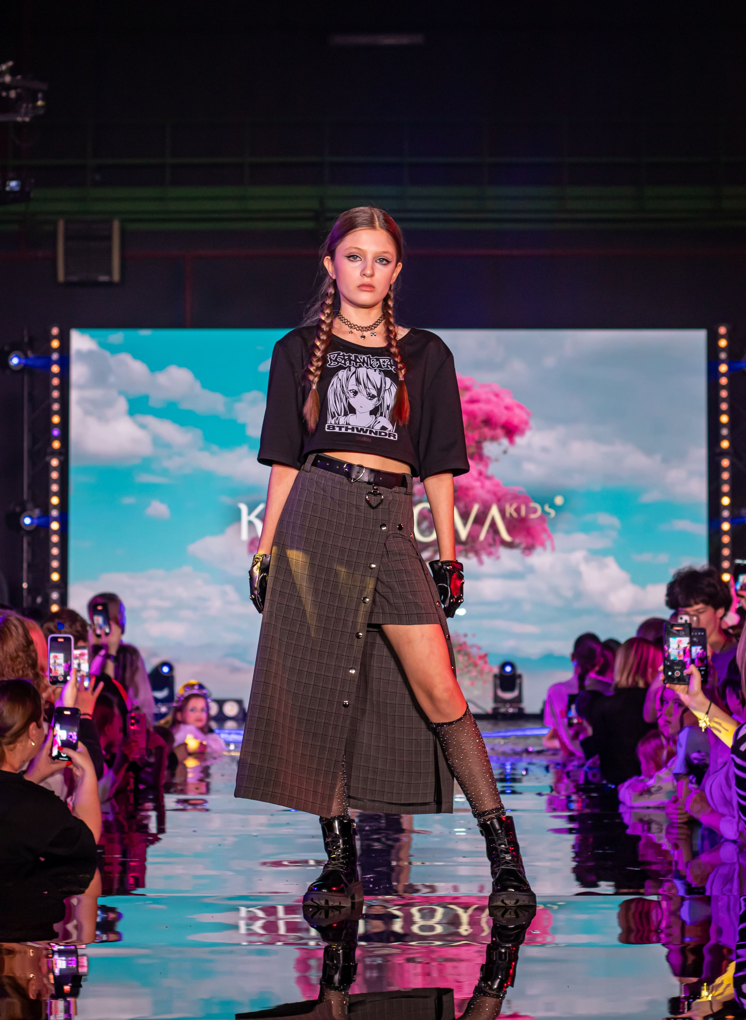 Детский fashion-показ в рамках телепроекта «Новогодняя ночь» в Главкино