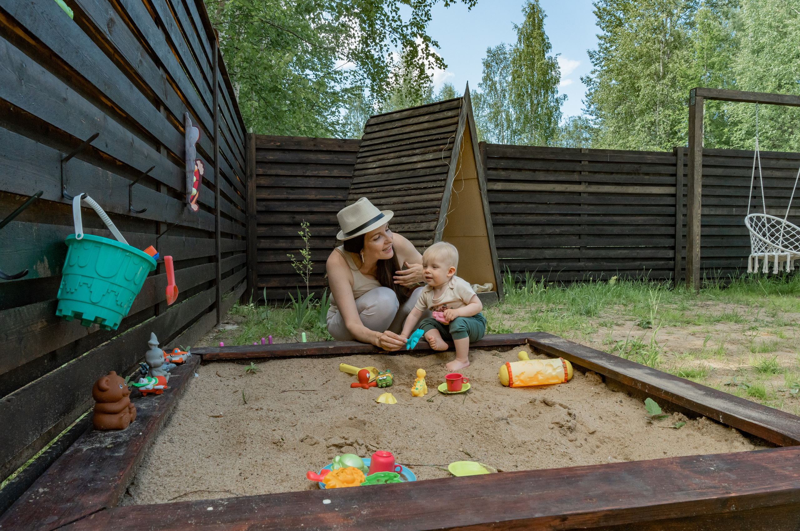 Семья на отдыхе