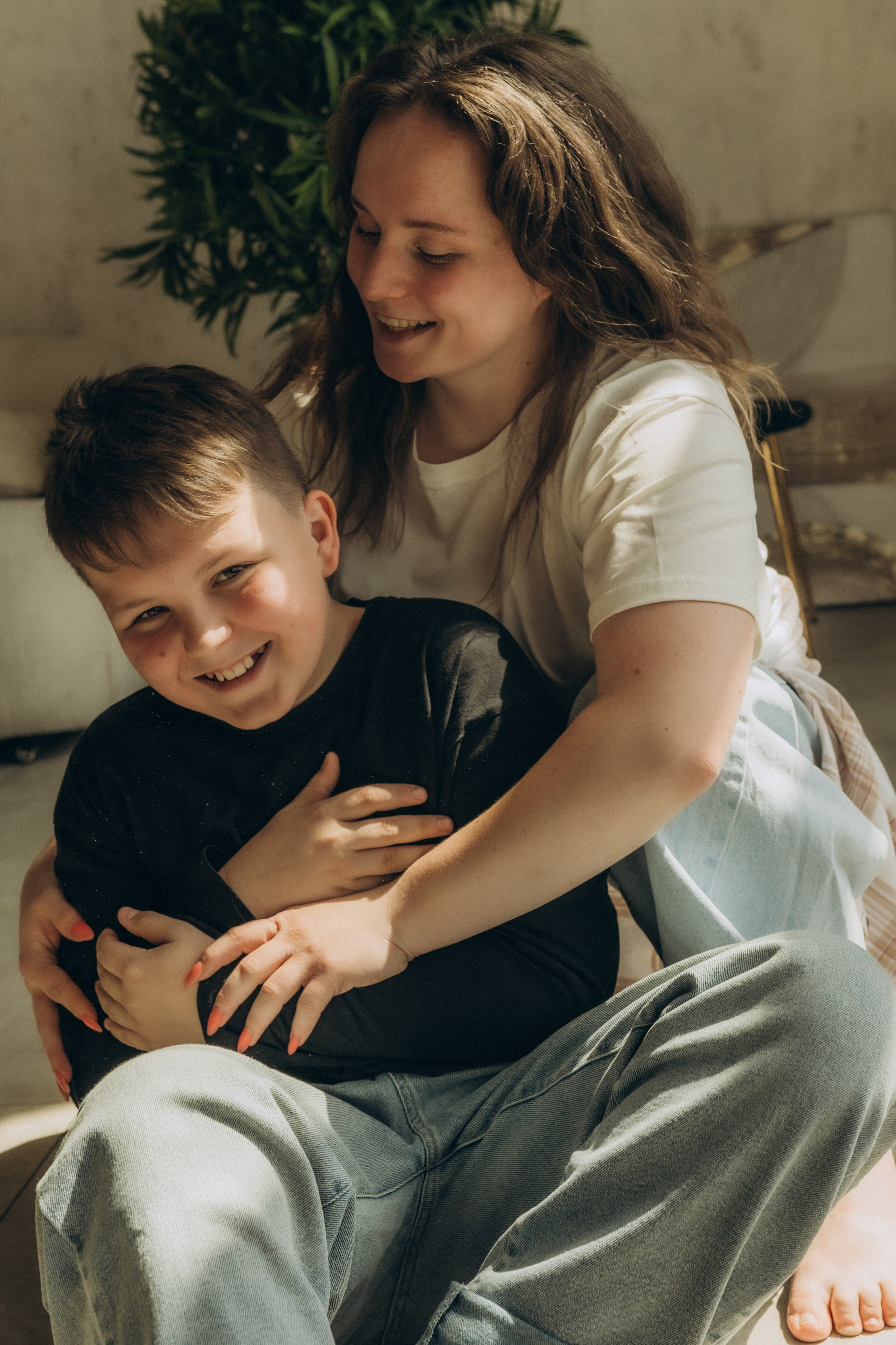 Ильнара и сыновья. Гаврилова Настя семейный фотограф lifestyle в Москве