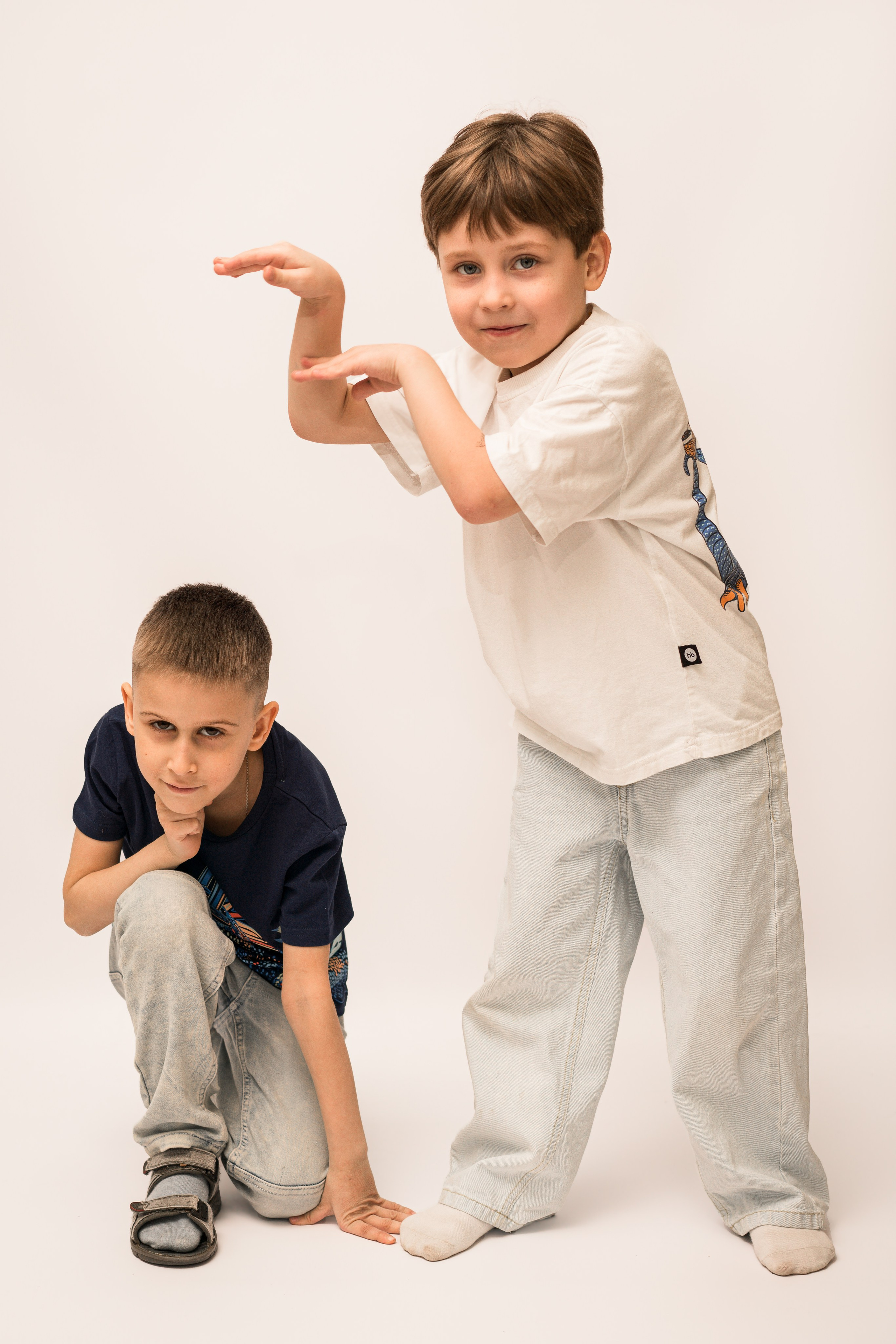 Детский сад, портреты белый фон. Фотограф Шунова Саша