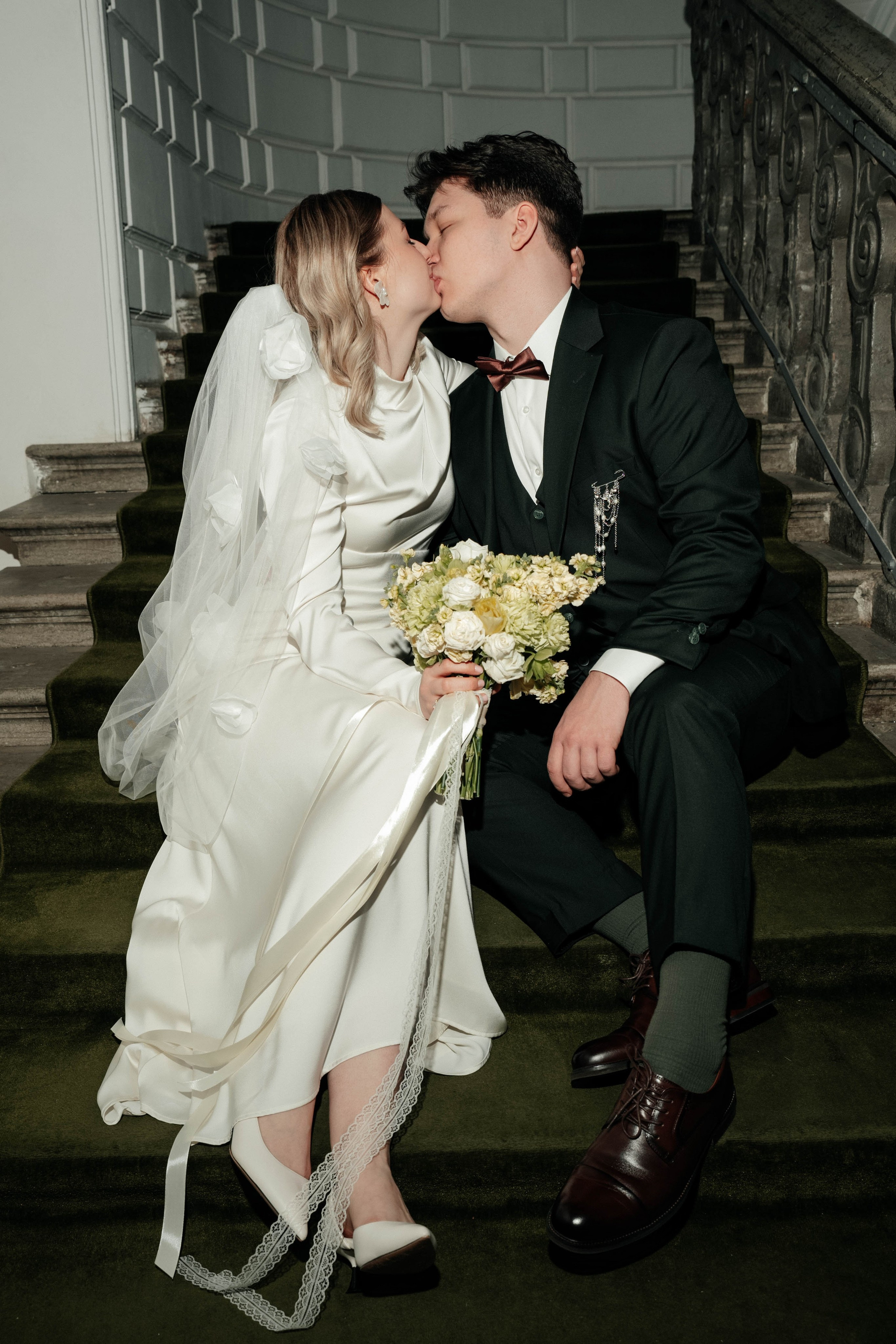 Евгений и Анастасия / Особняк Спиридонова, МГУ. Свадебный фотограф Москва Александра Аверкова