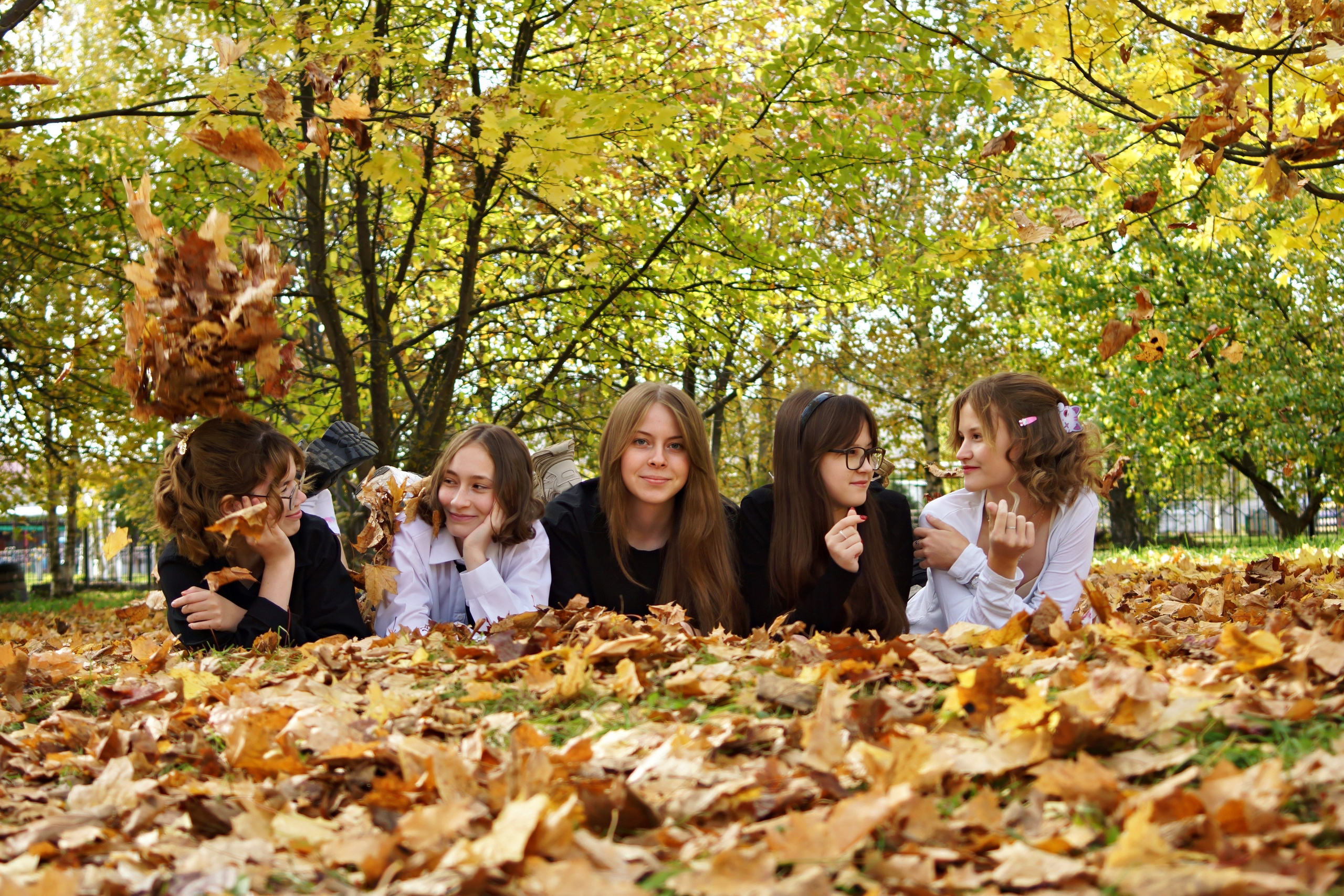 Осенняя фотосессия в школе г. Йошкар-Ола