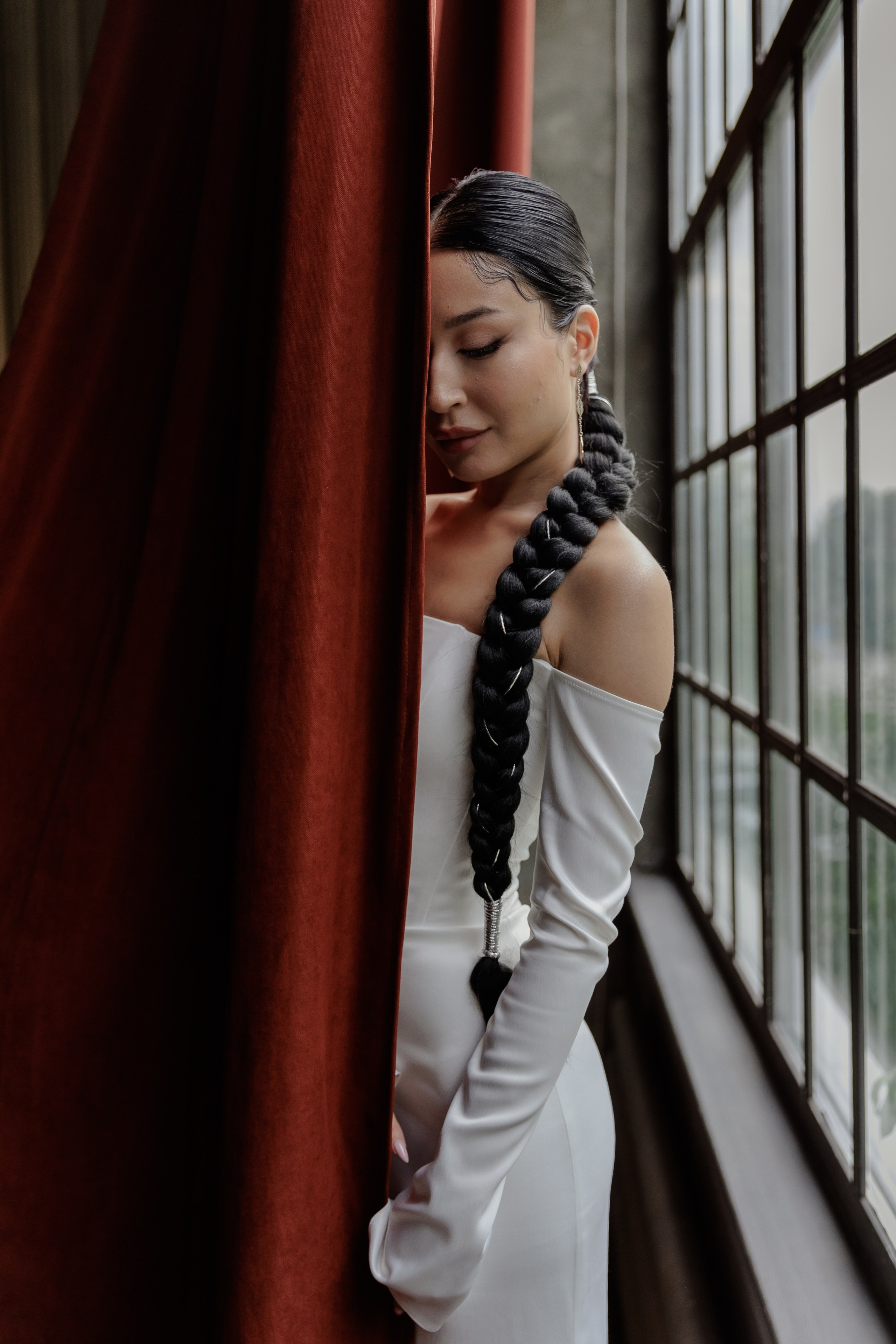 Свадебная в студии. Фотограф Костанай Кукуруза Анжела