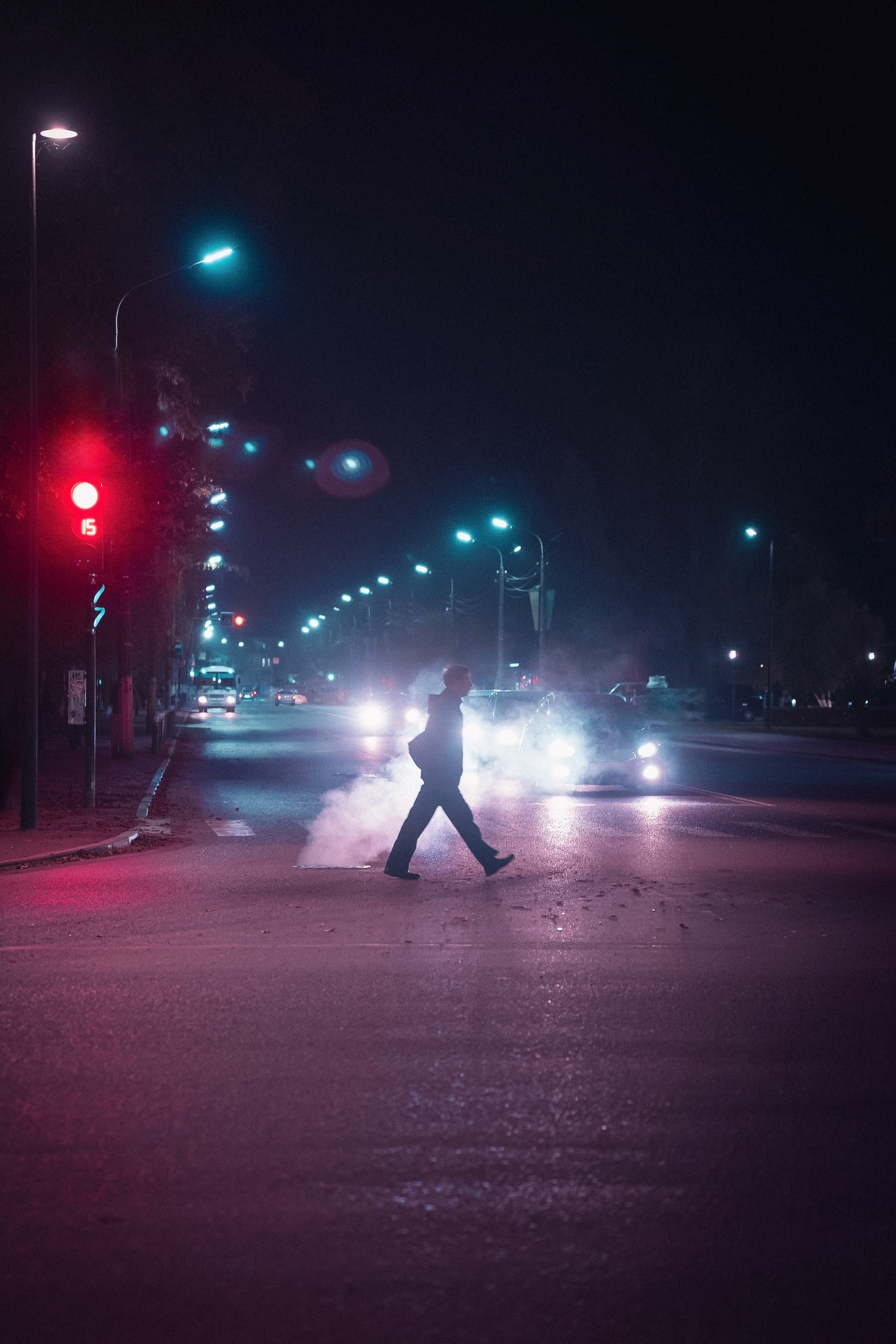 Ночной город. Фотограф в Глазове Роман Маньков