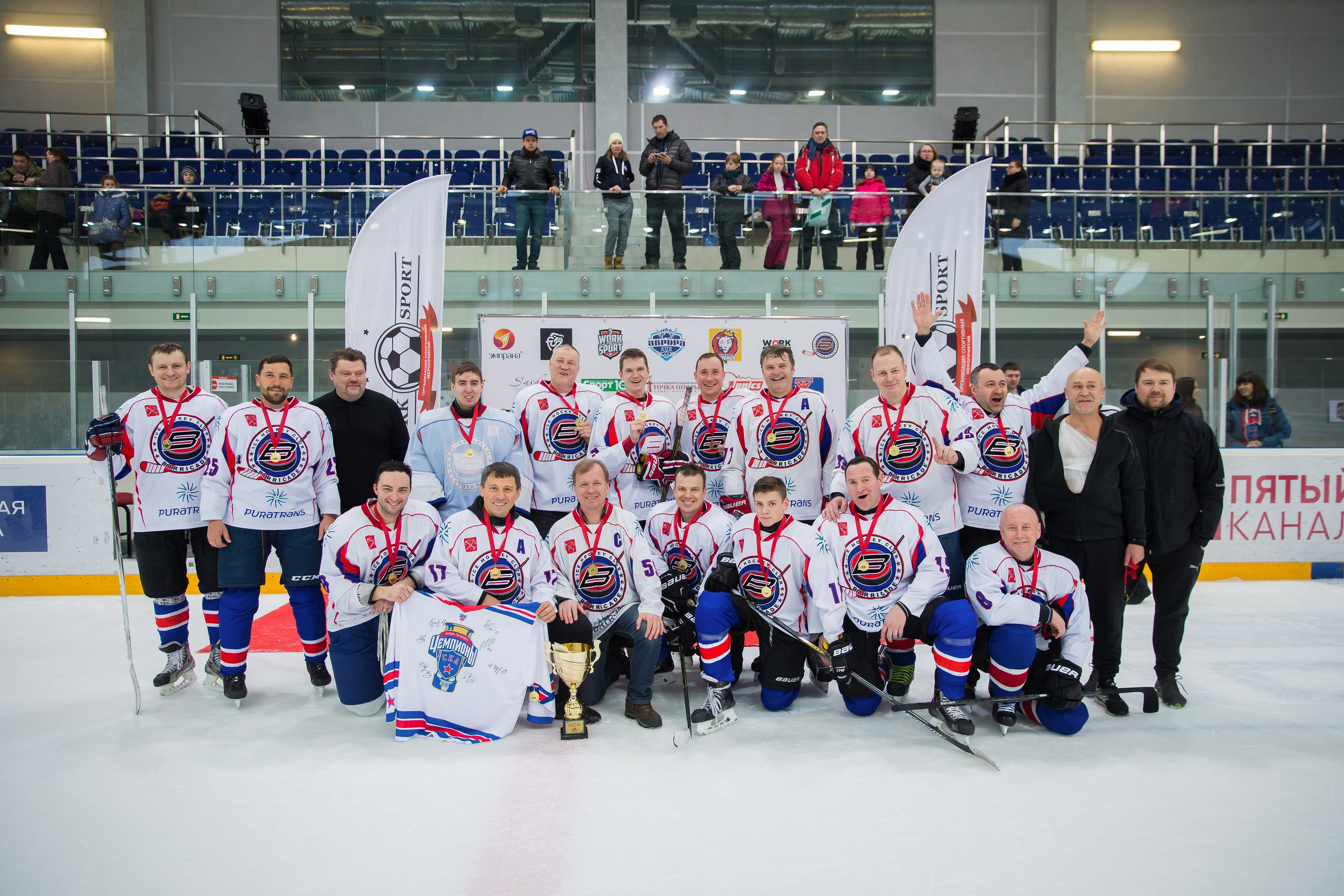 Хоккей для «Work&Sport». Снимаю съемки